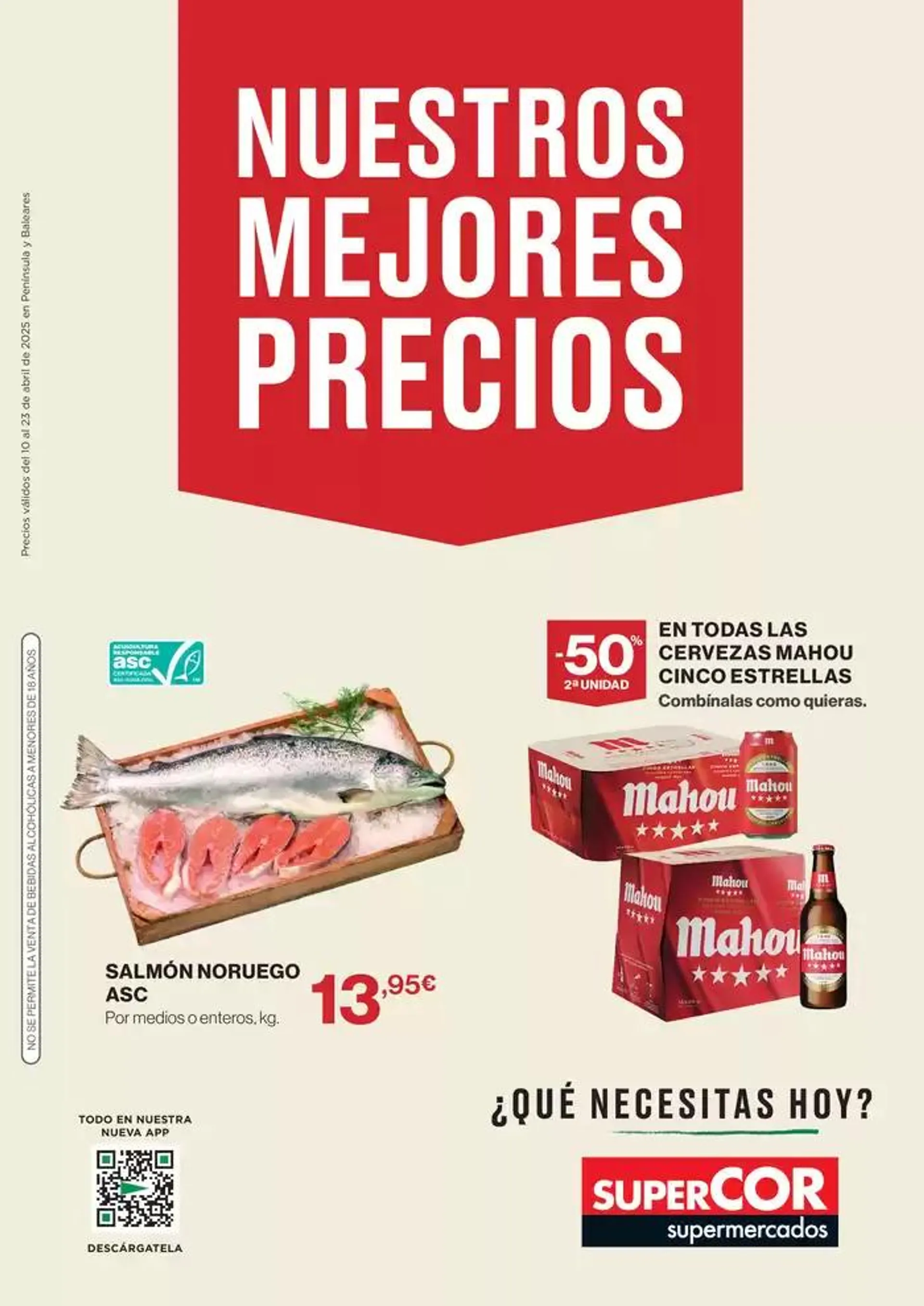 Precios válidos del 10 al 23 de abril de 2025 en Península y Baleares - 1