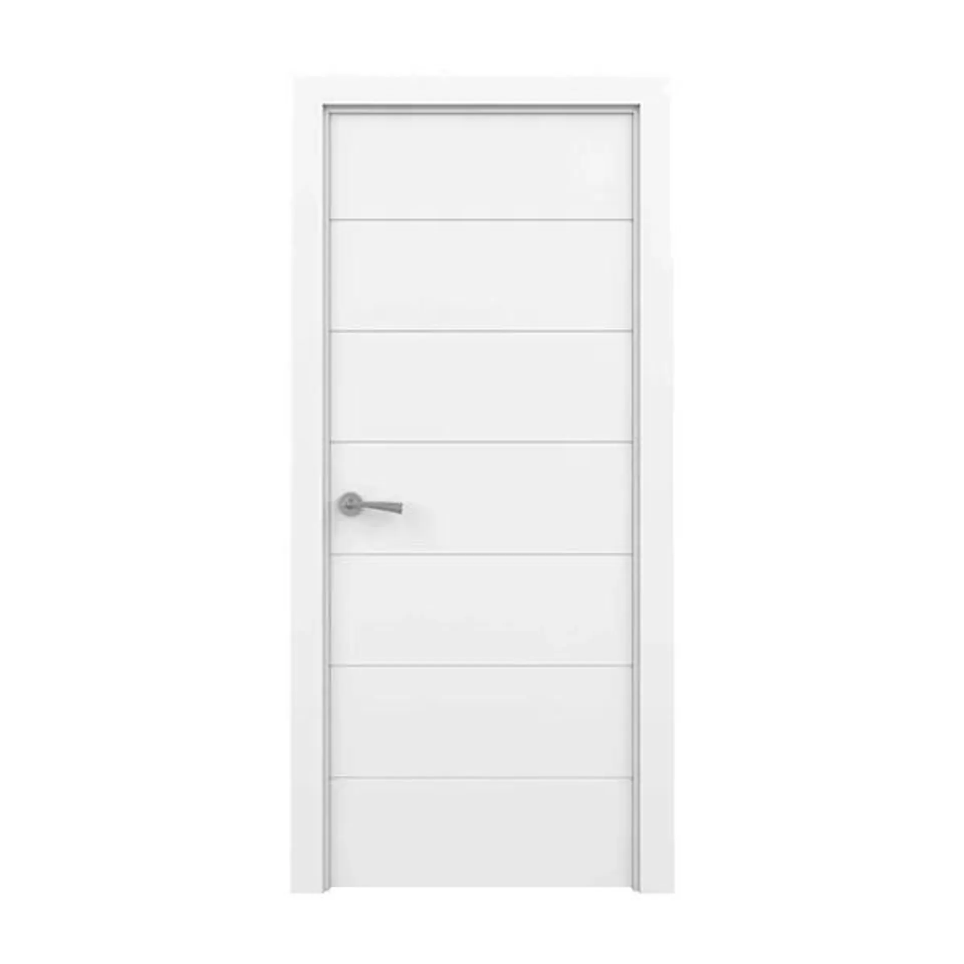 Puerta boracay lacada blanca izquierda 203 x 62,5 cm