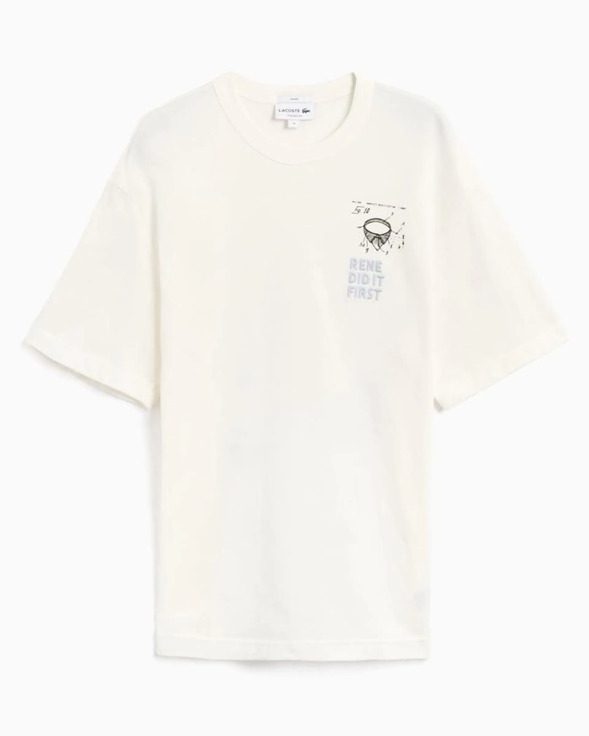 Lacoste Unisex Patent Back Pique T-Shirt