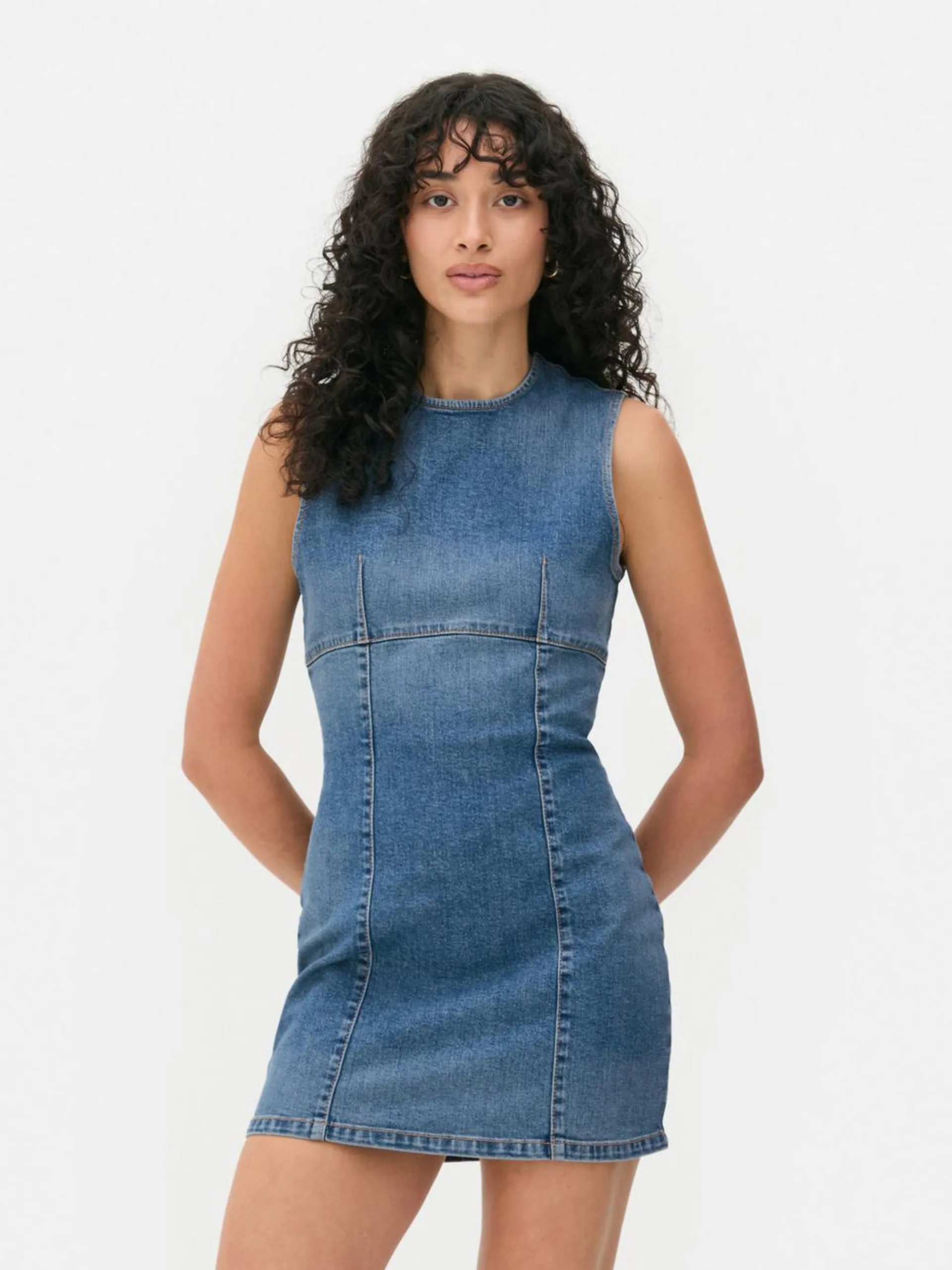 Miniabito in denim