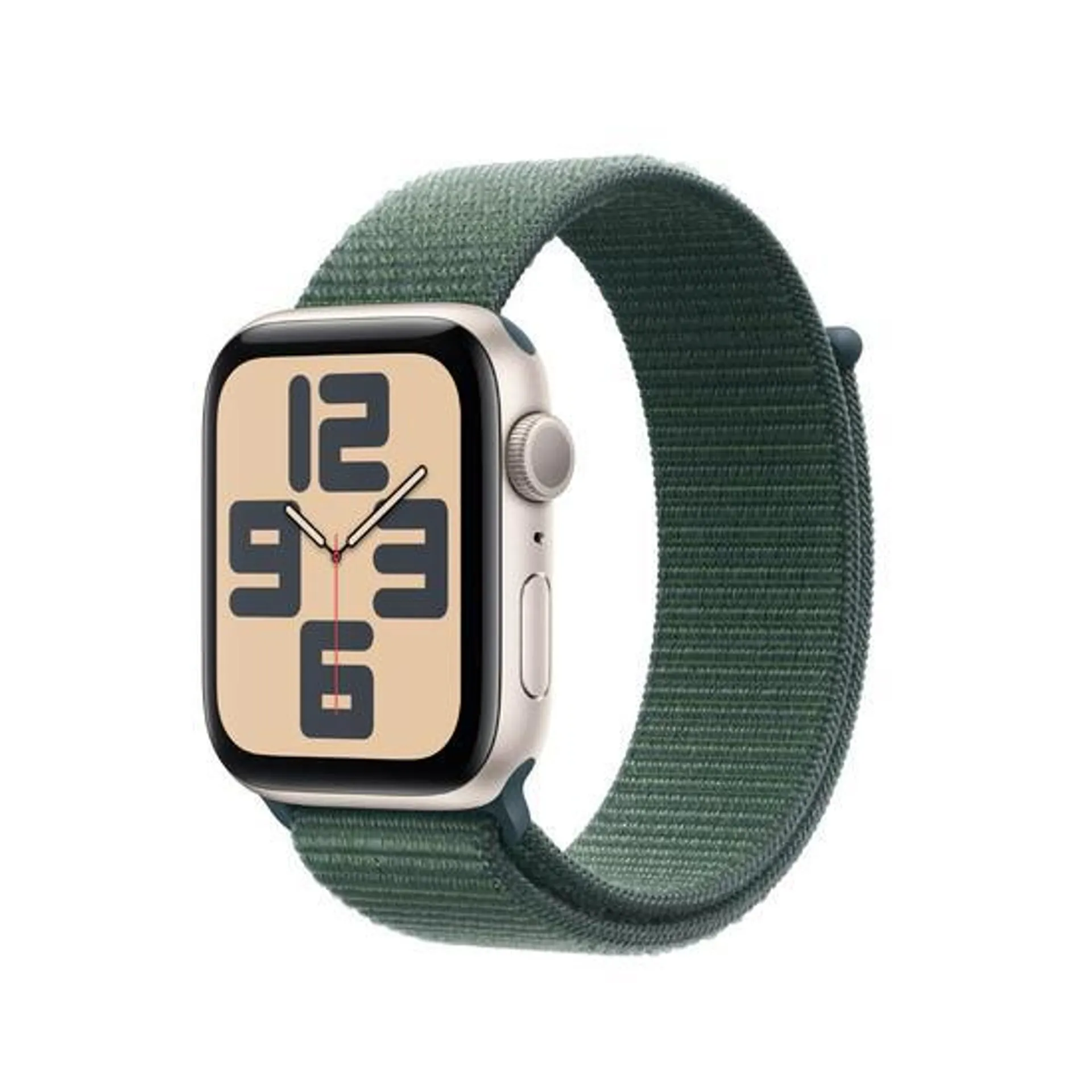 Apple Watch SE | GPS | 40mm | Caja Aluminio Blanco | Correa Loop deportiva Verde lago | Única - MXEH3QL/A