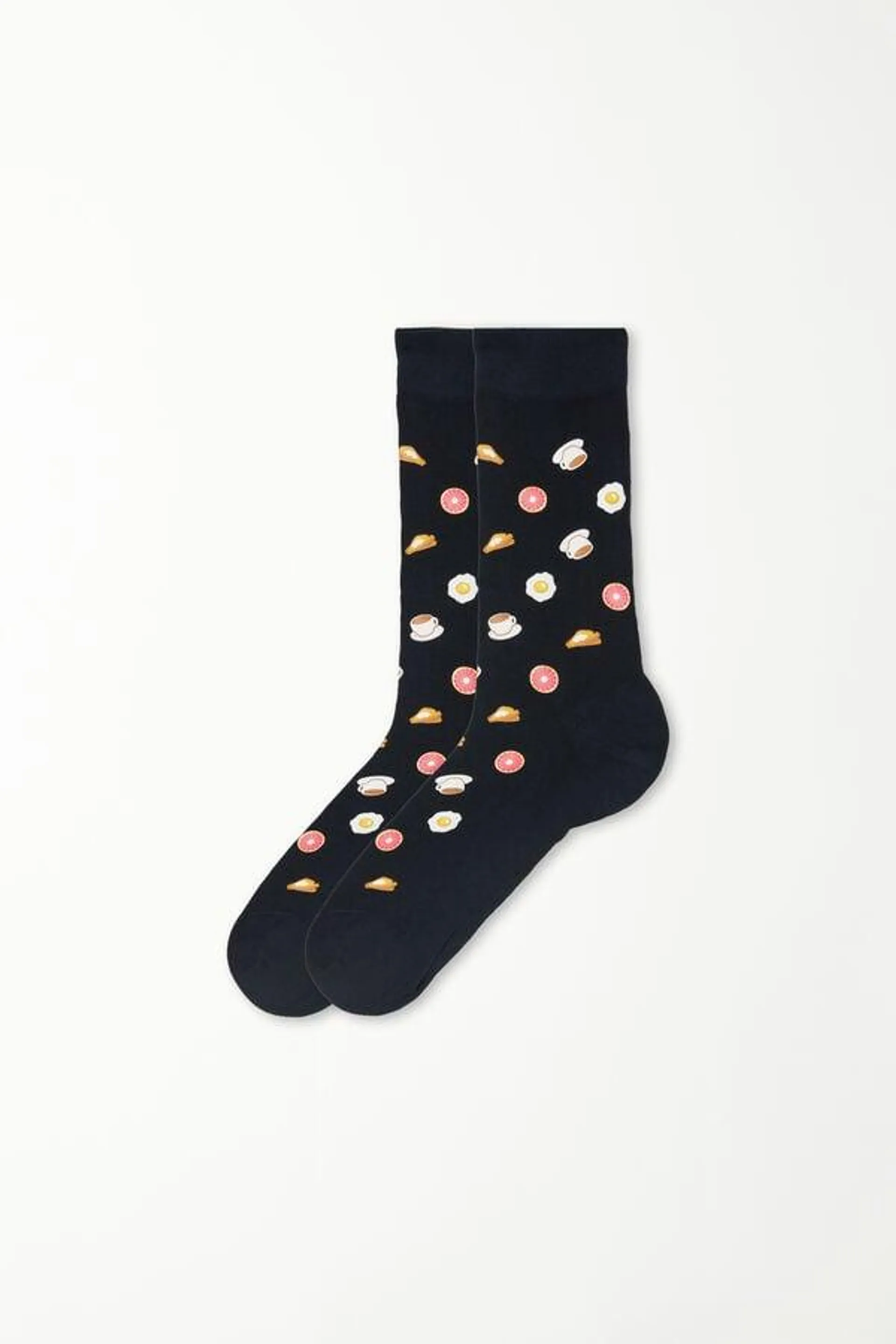 Calcetines Cortos de Algodón Estampado para Hombre