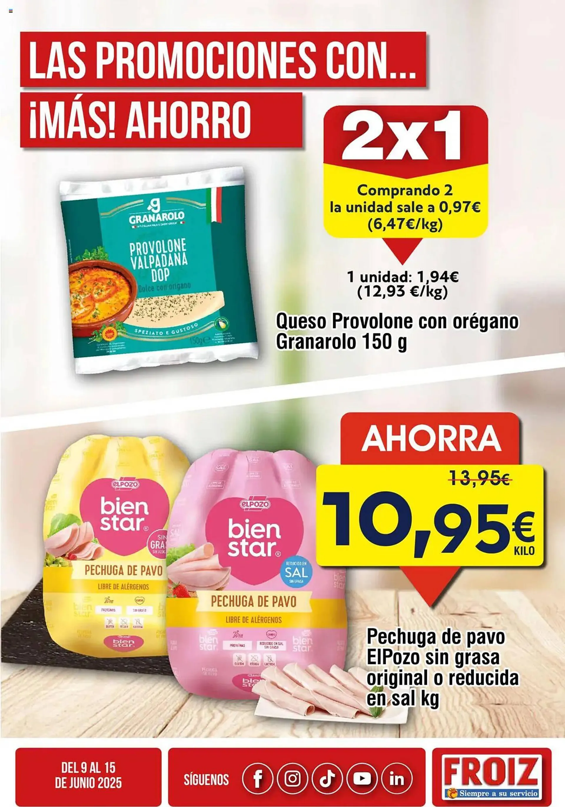 Catálogo de Folleto FROIZ 9 de junio al 15 de junio 2025 - Página 3