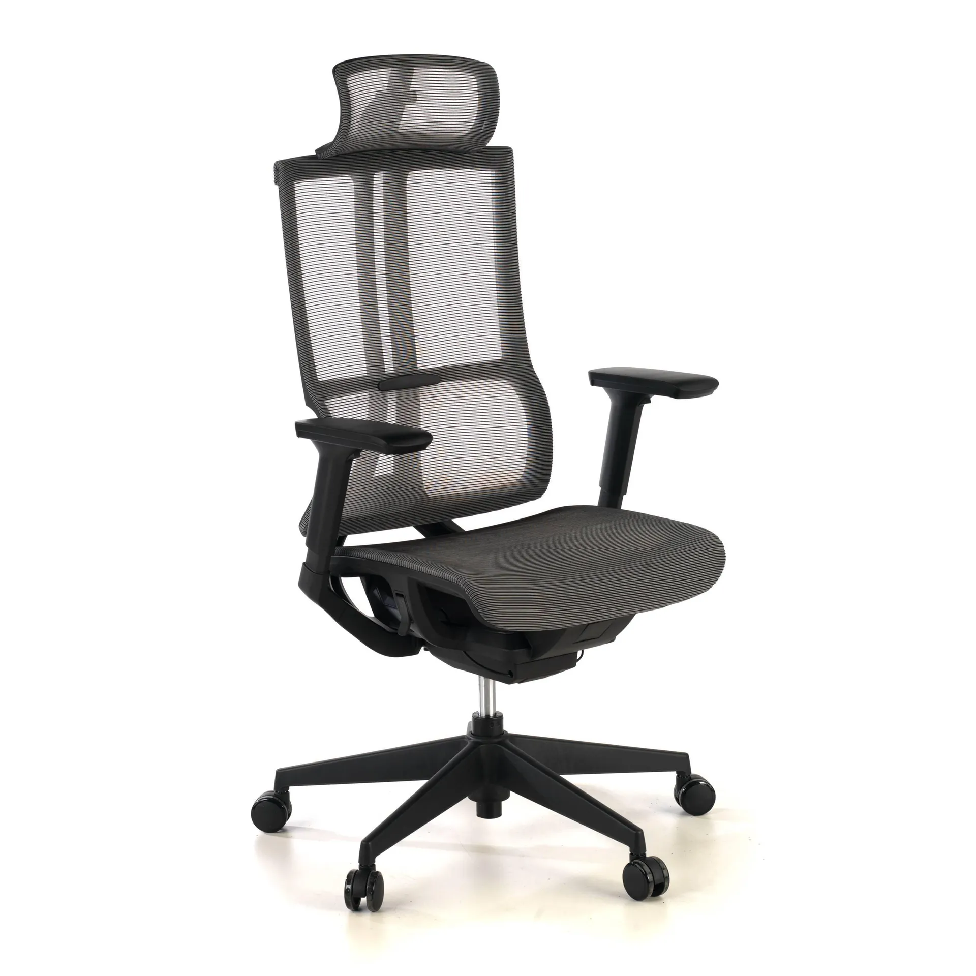 Silla Ergonómica con Reposacabezas Enjoy black, certificada