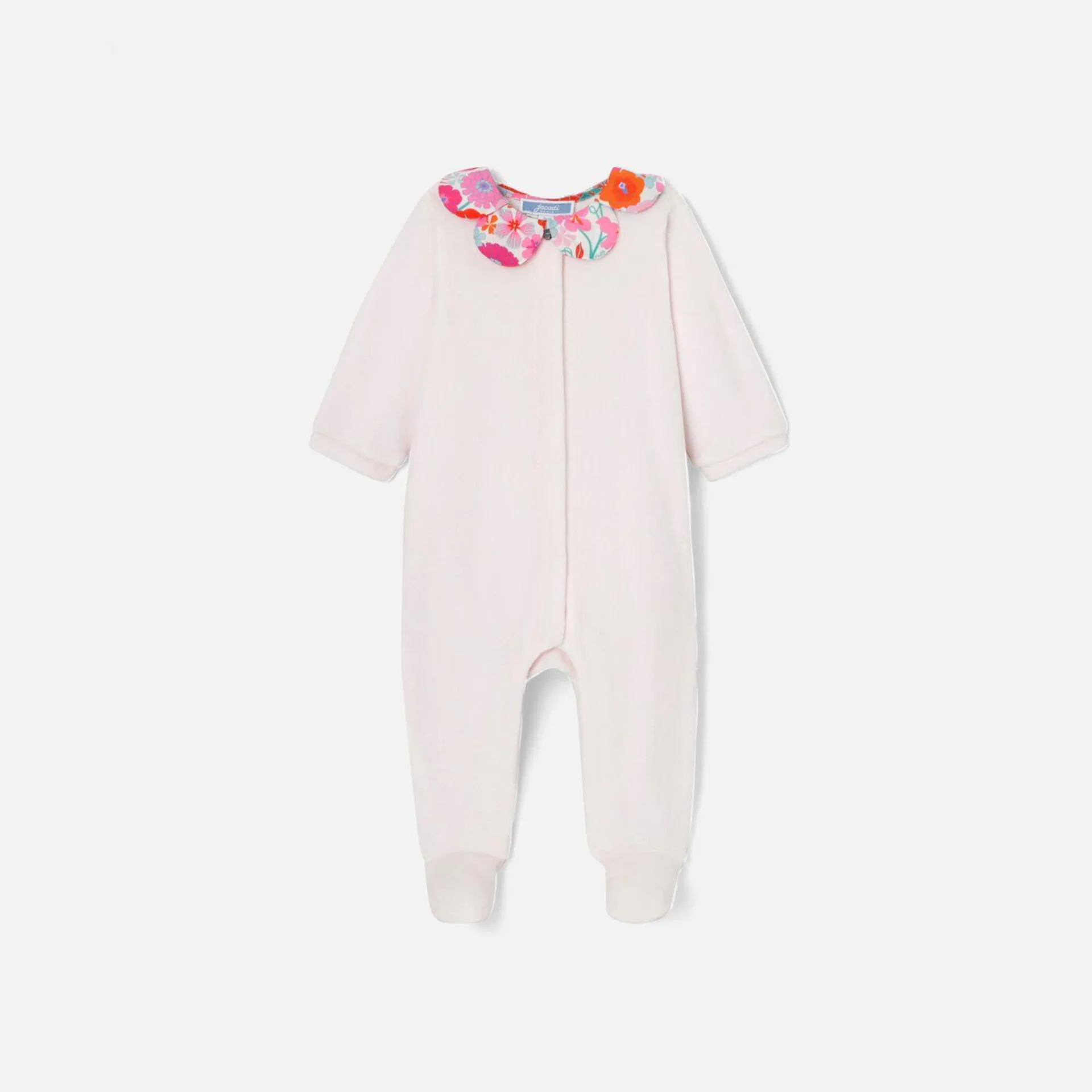 Pijama de terciopelo para bebé niña