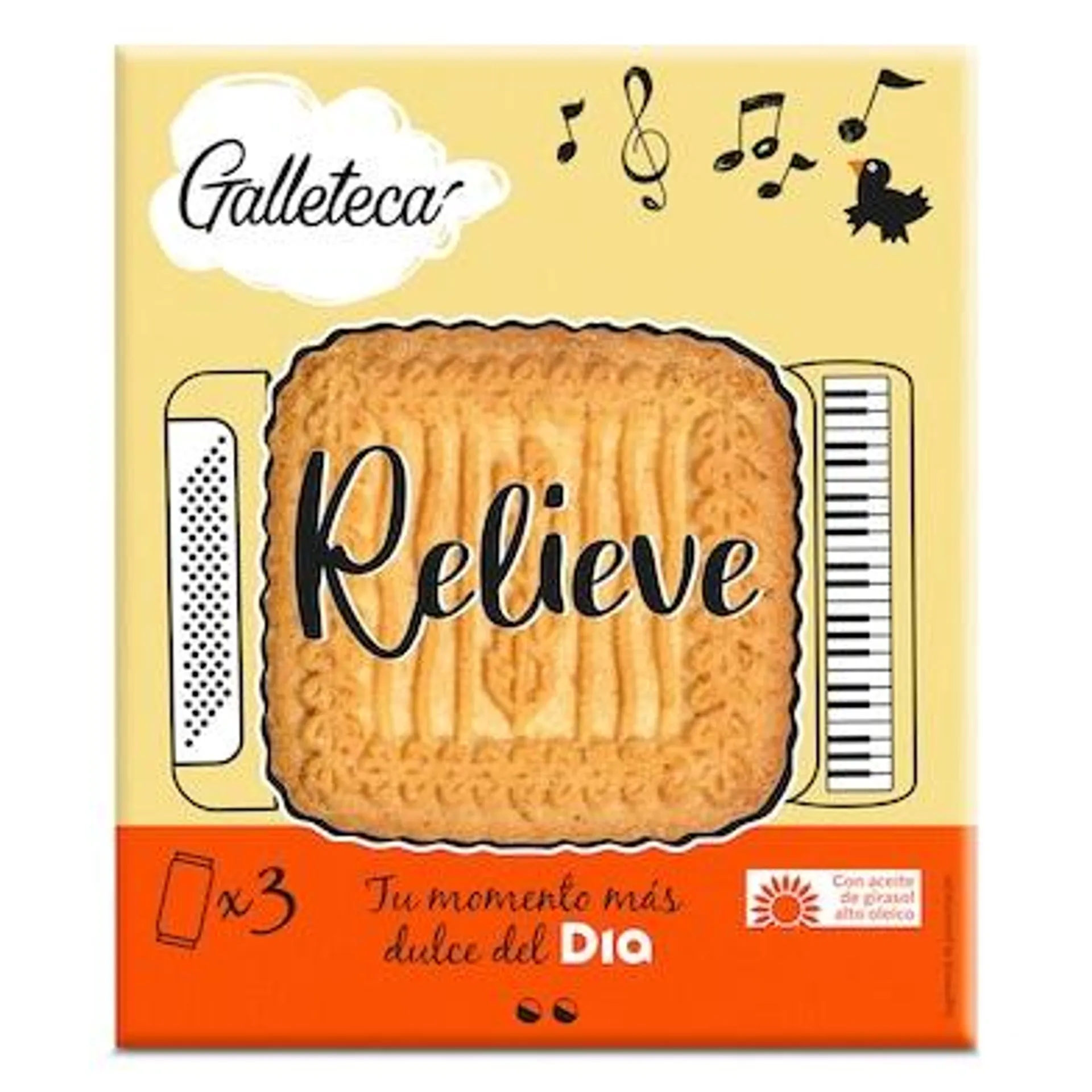 Galletas relieve Galleteca de Dia caja 735 g