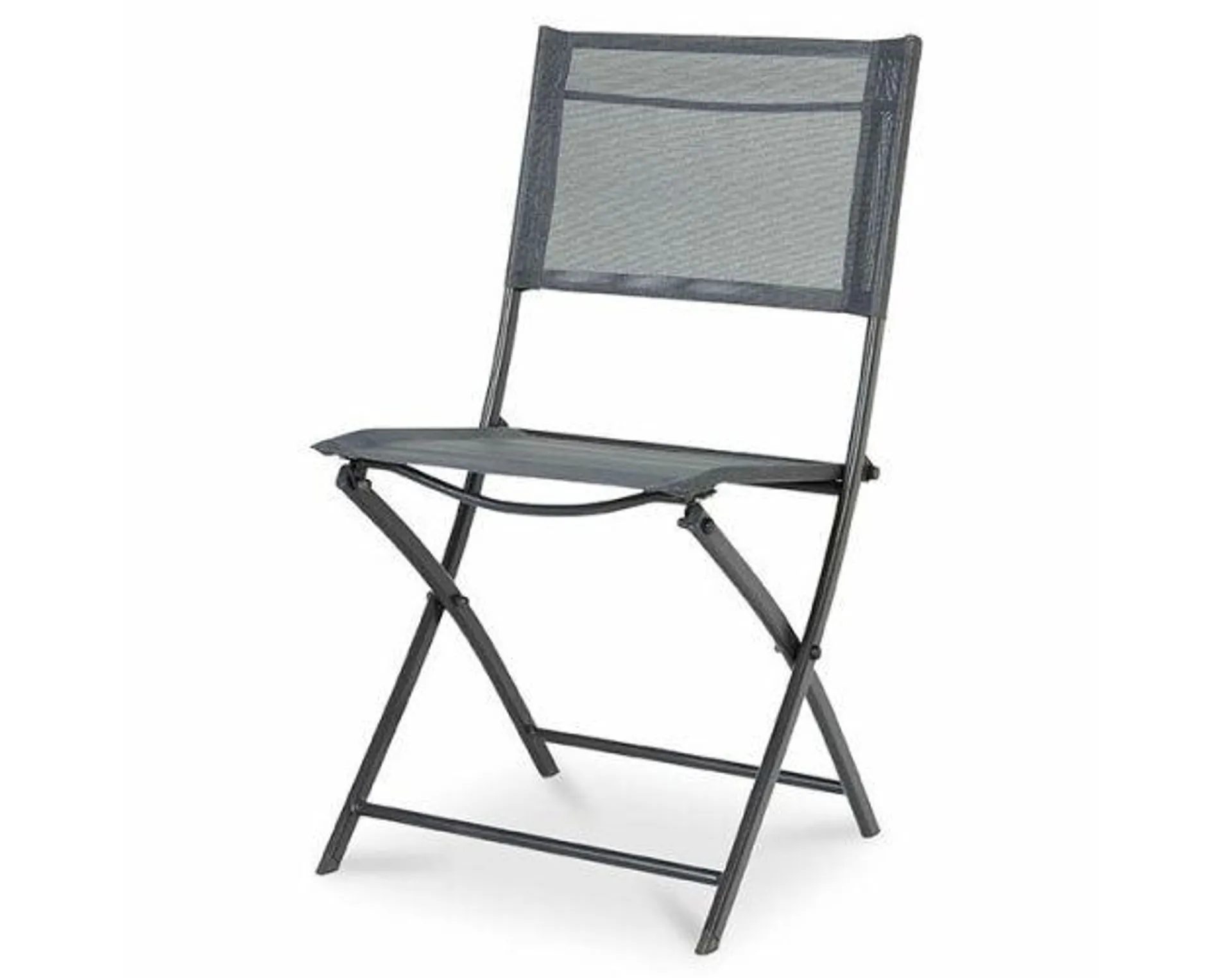 Silla Plegable Saba Gris Antracita 84,5 X 46,5 cm