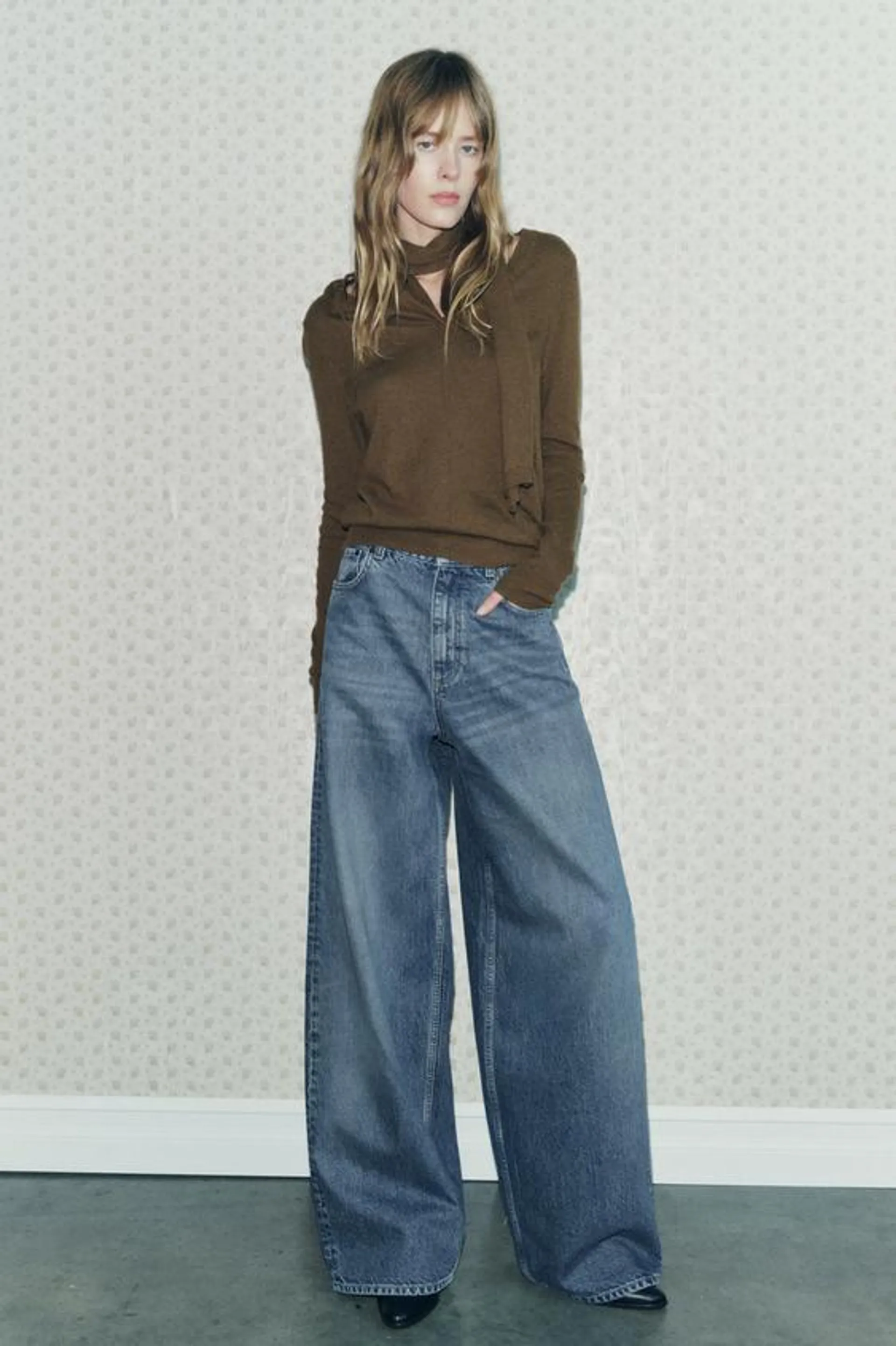 MID WAIST PALAZZO JEANS ZW COLLECTION