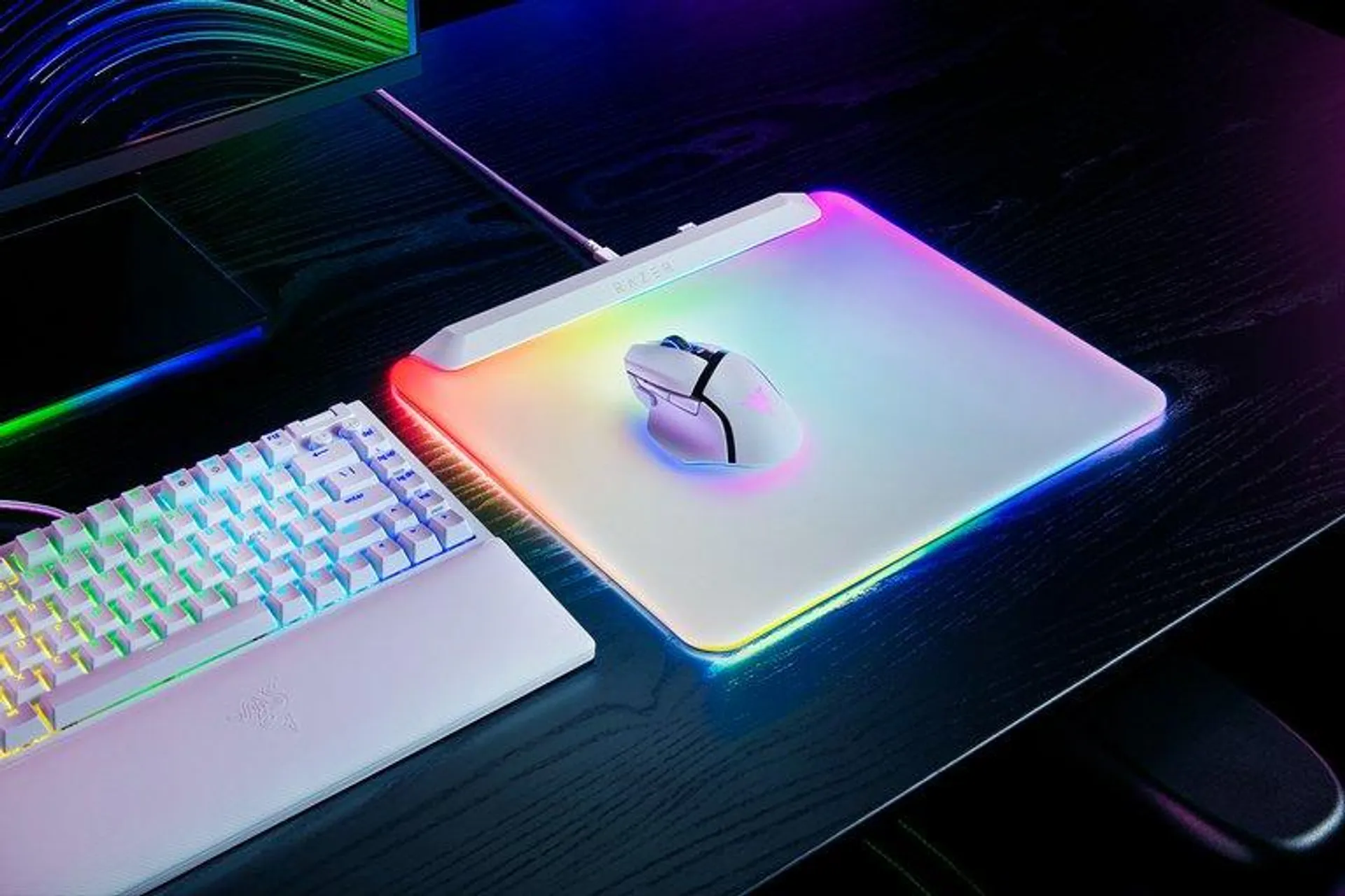 Alfombrilla totalmente iluminada para ratón gaming RGB