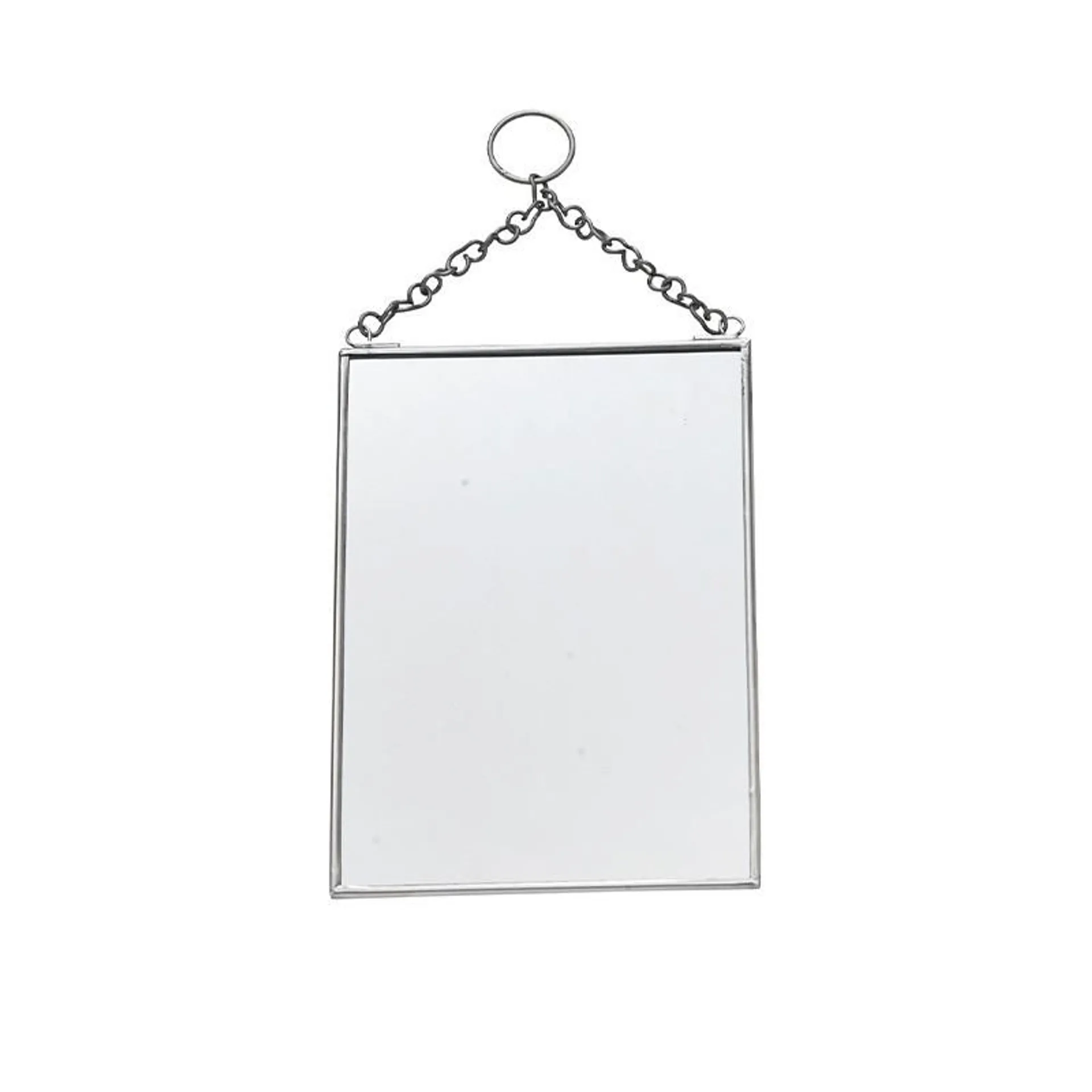 Rectangular mirror, silver