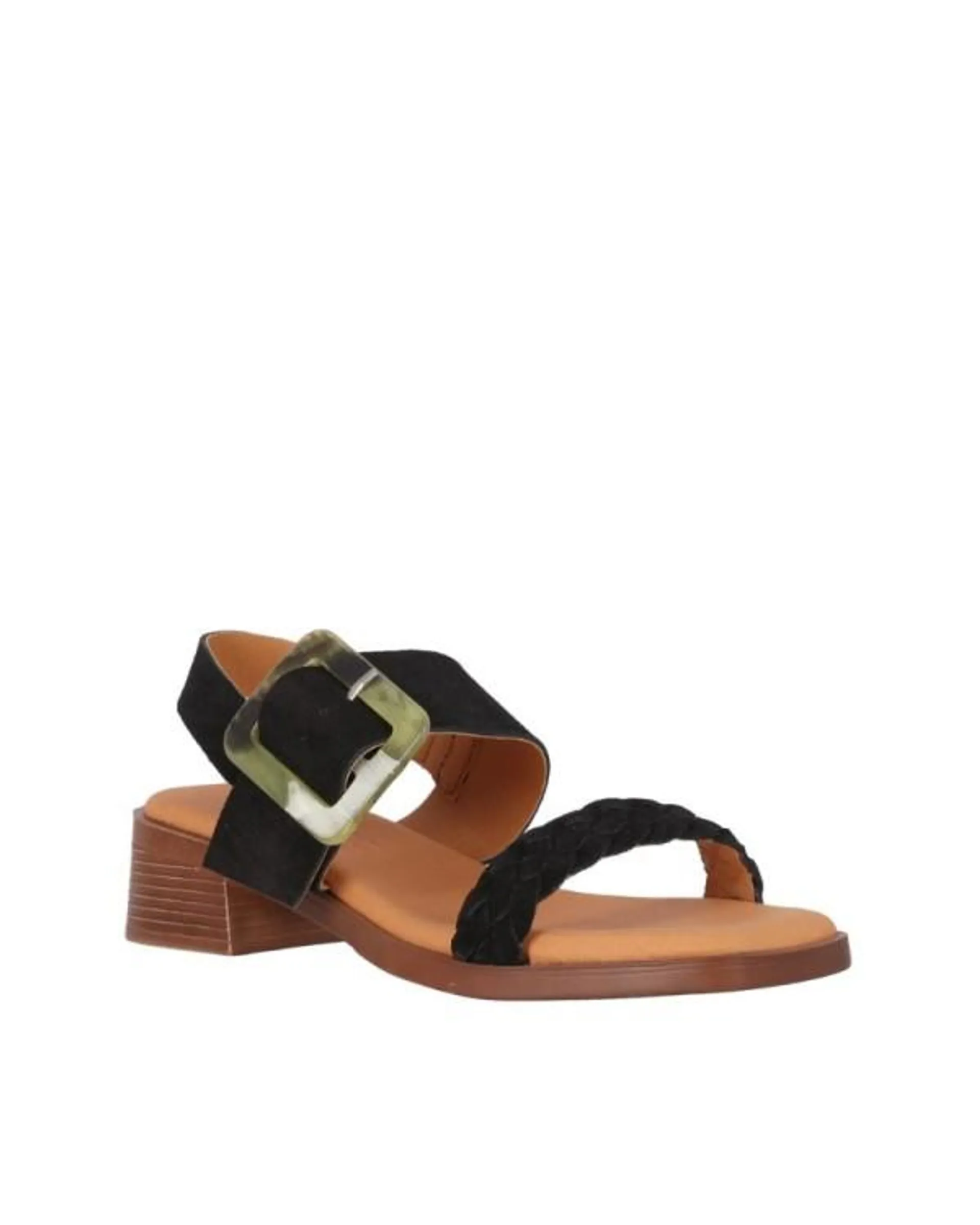 Sandalias Abiertas Mujer Negro BINKA 01