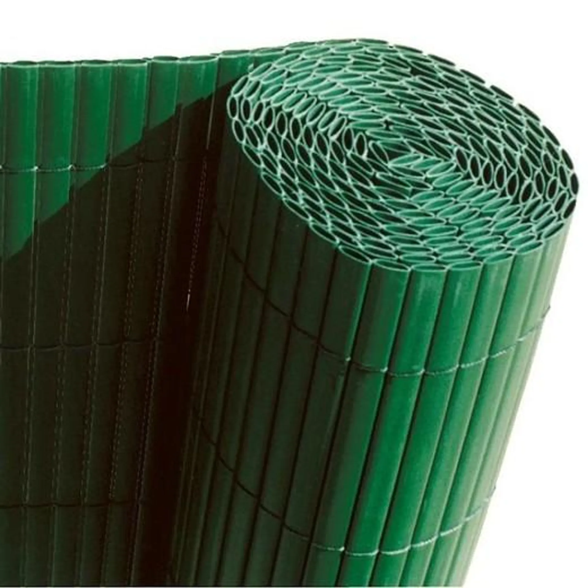 Cañizo PVC doble verde extra green