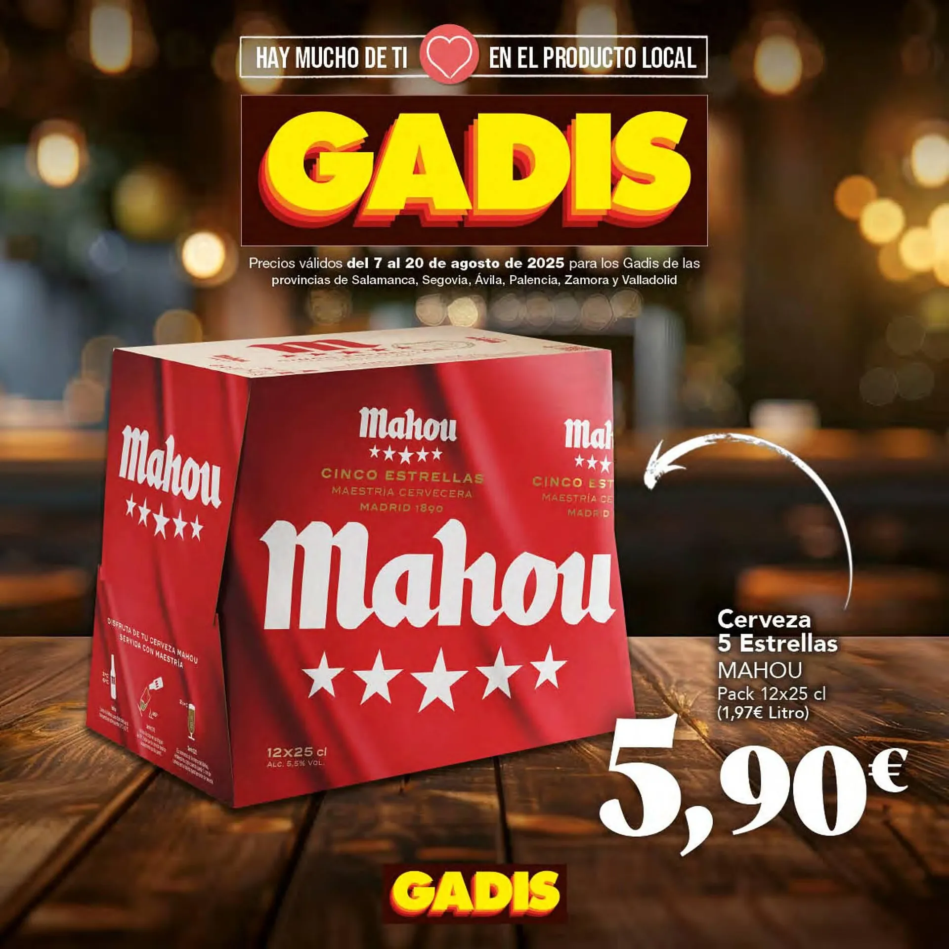 Catálogo de Folleto Gadis 7 de agosto al 20 de agosto 2025 - Página 1