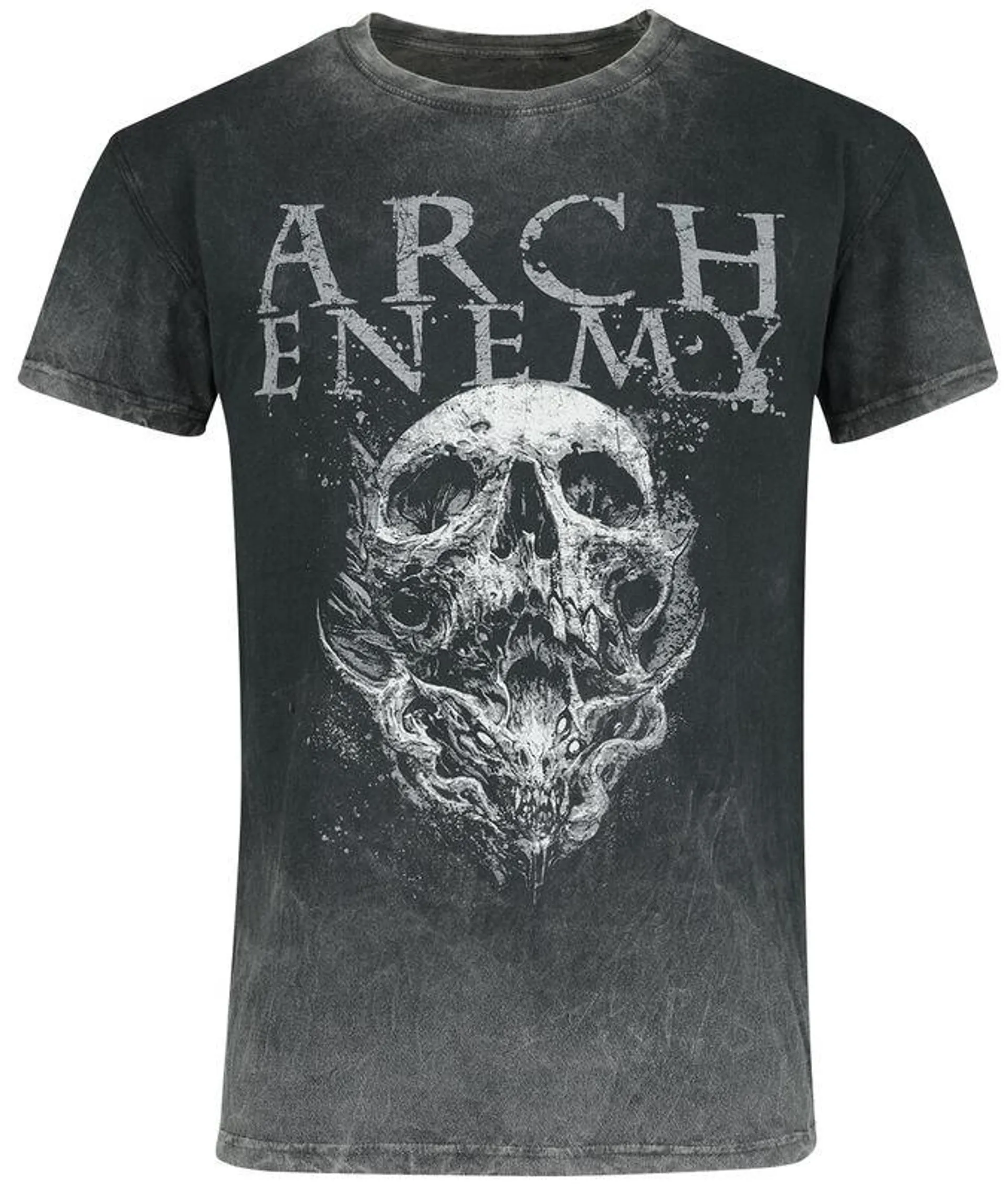 "Set The Flames" Camiseta Gris de Arch Enemy