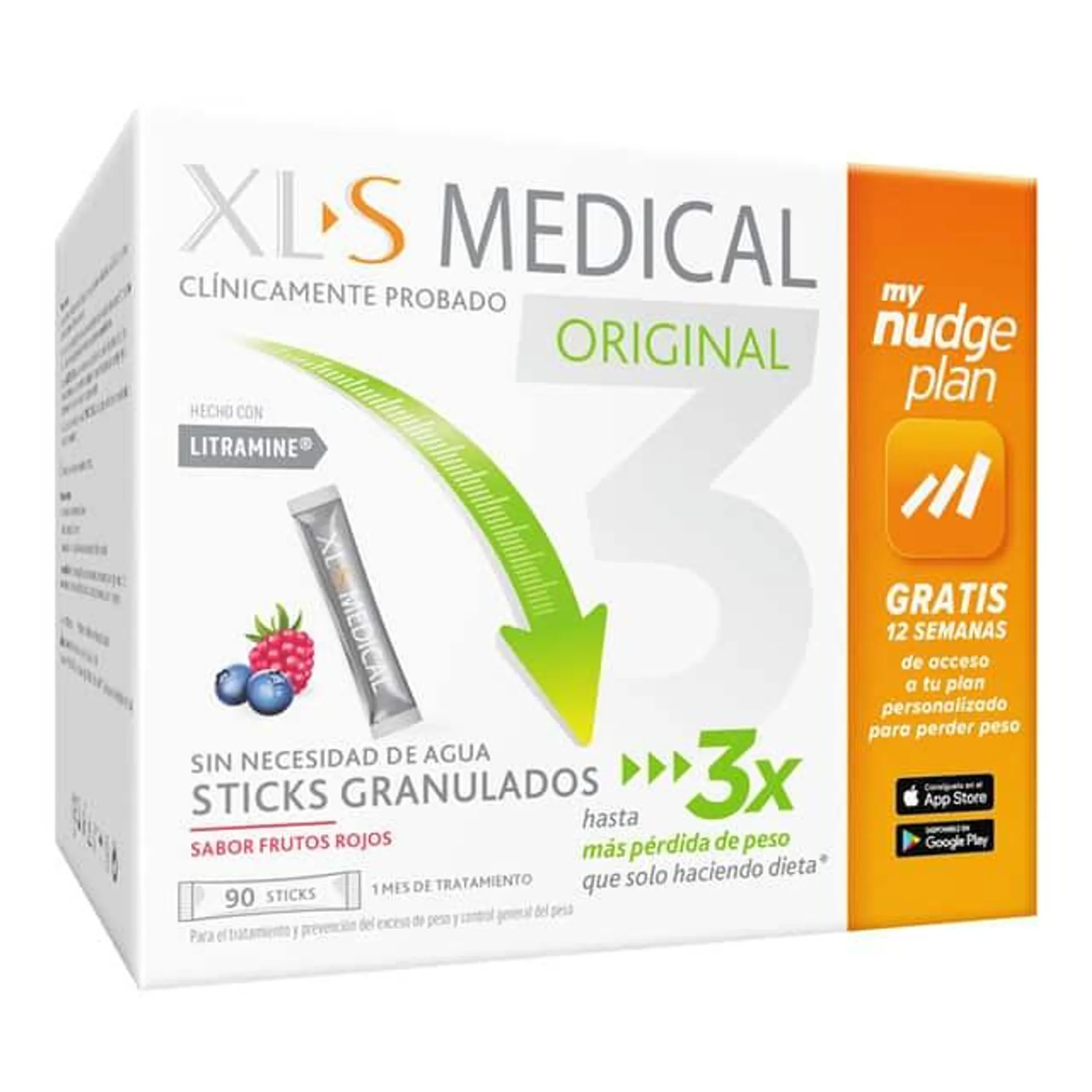 Sticks Granulados Captagrasas XLS Medical Direct