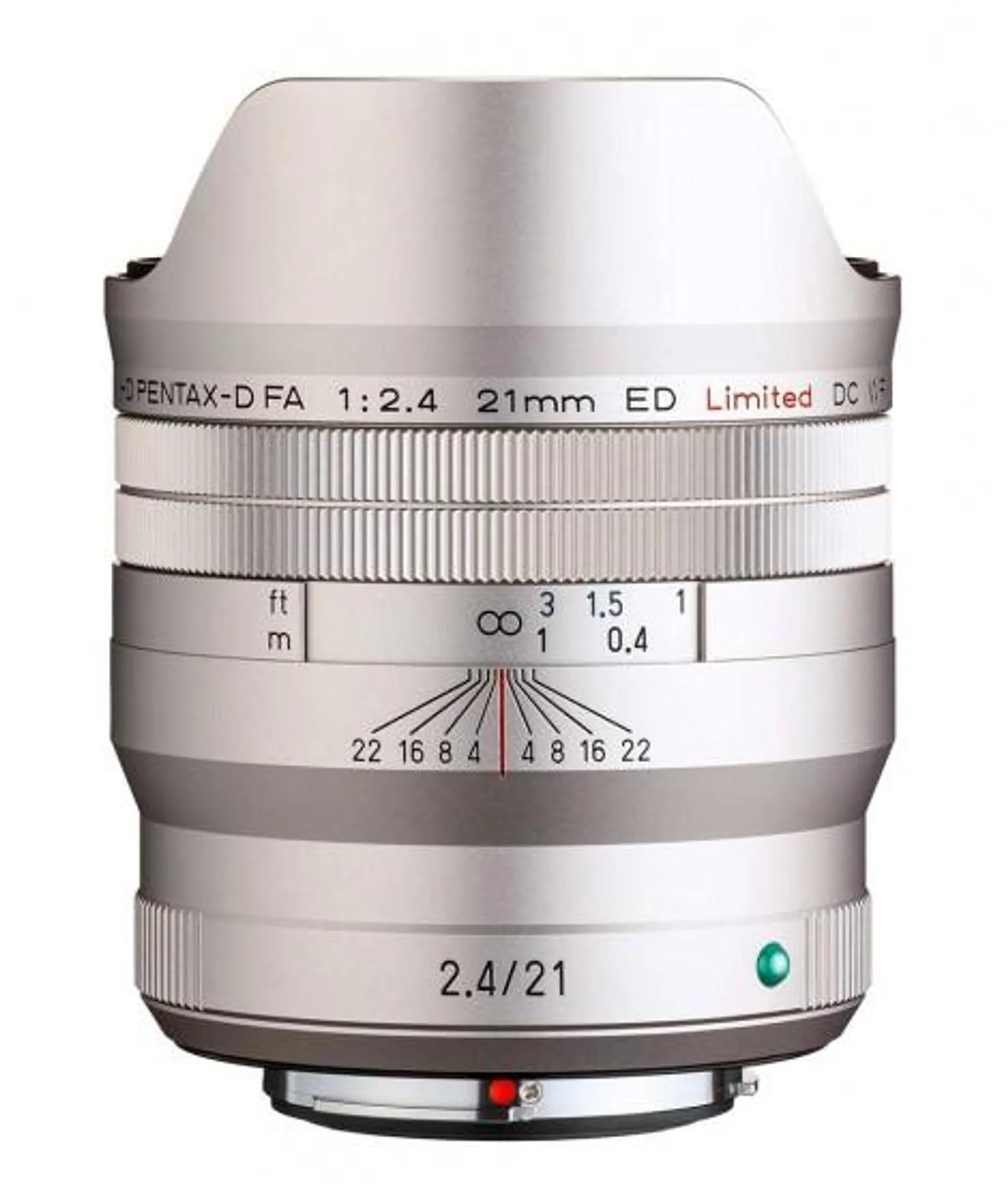 Pentax 21mm f2.4 D FA HD ED DC WR Limited plata