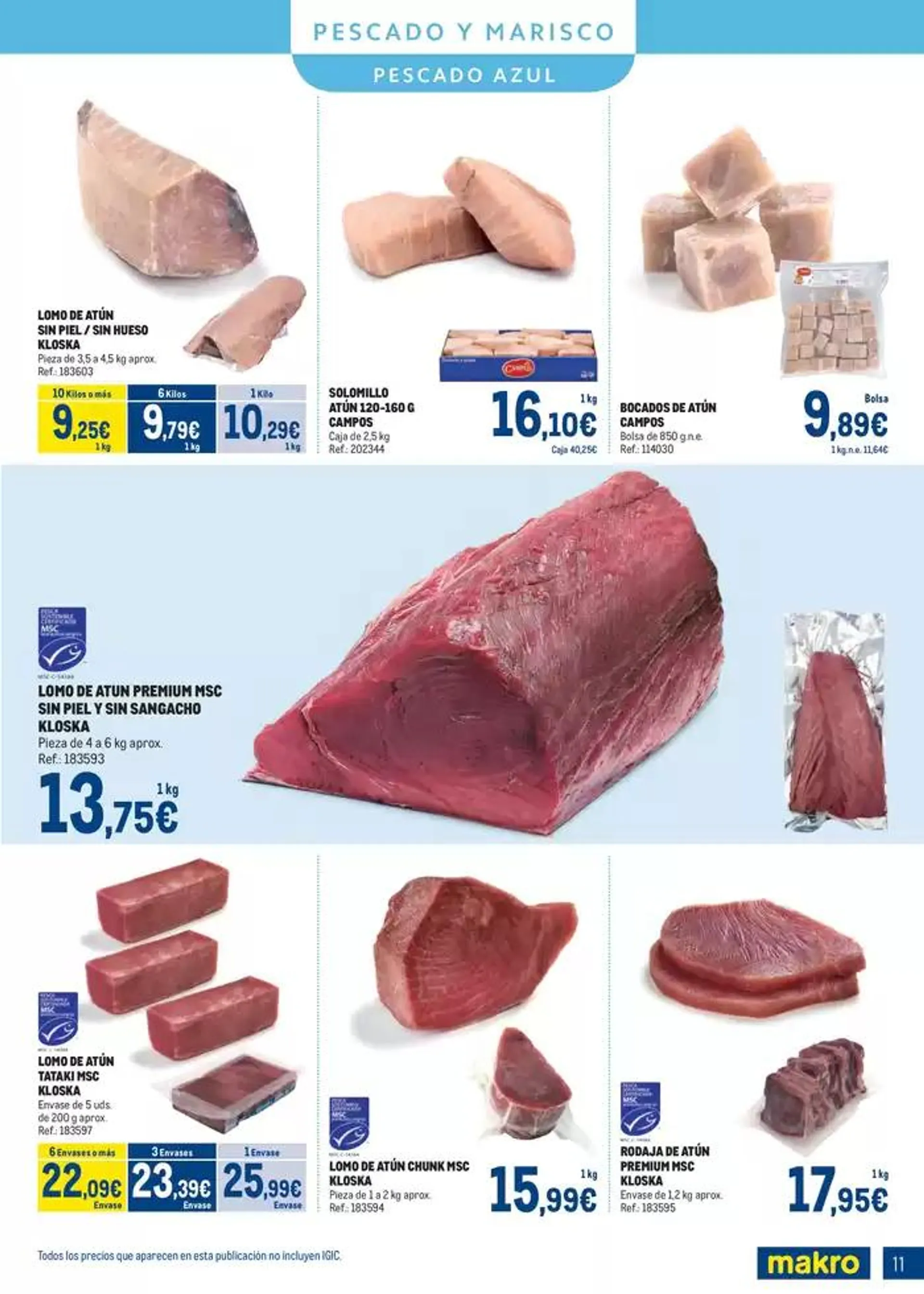 Catálogo de Especial Congelados Canarias 5 de mayo al 1 de junio 2025 - Página 11