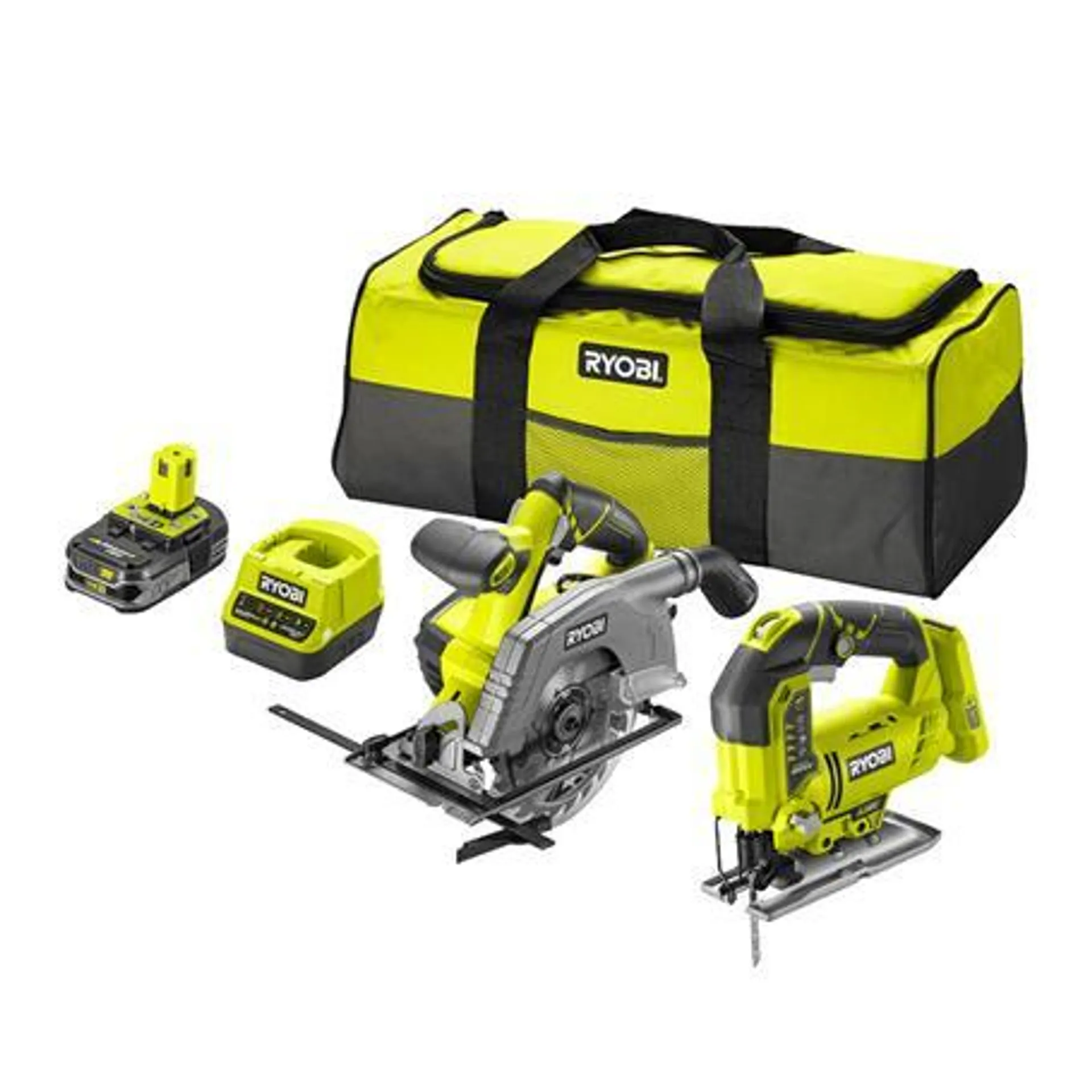 SIERRA DE CALAR Y SIERRA CIRCULAR 18V ONE+ RYOBI (1X 2.5AH + CARGADOR)