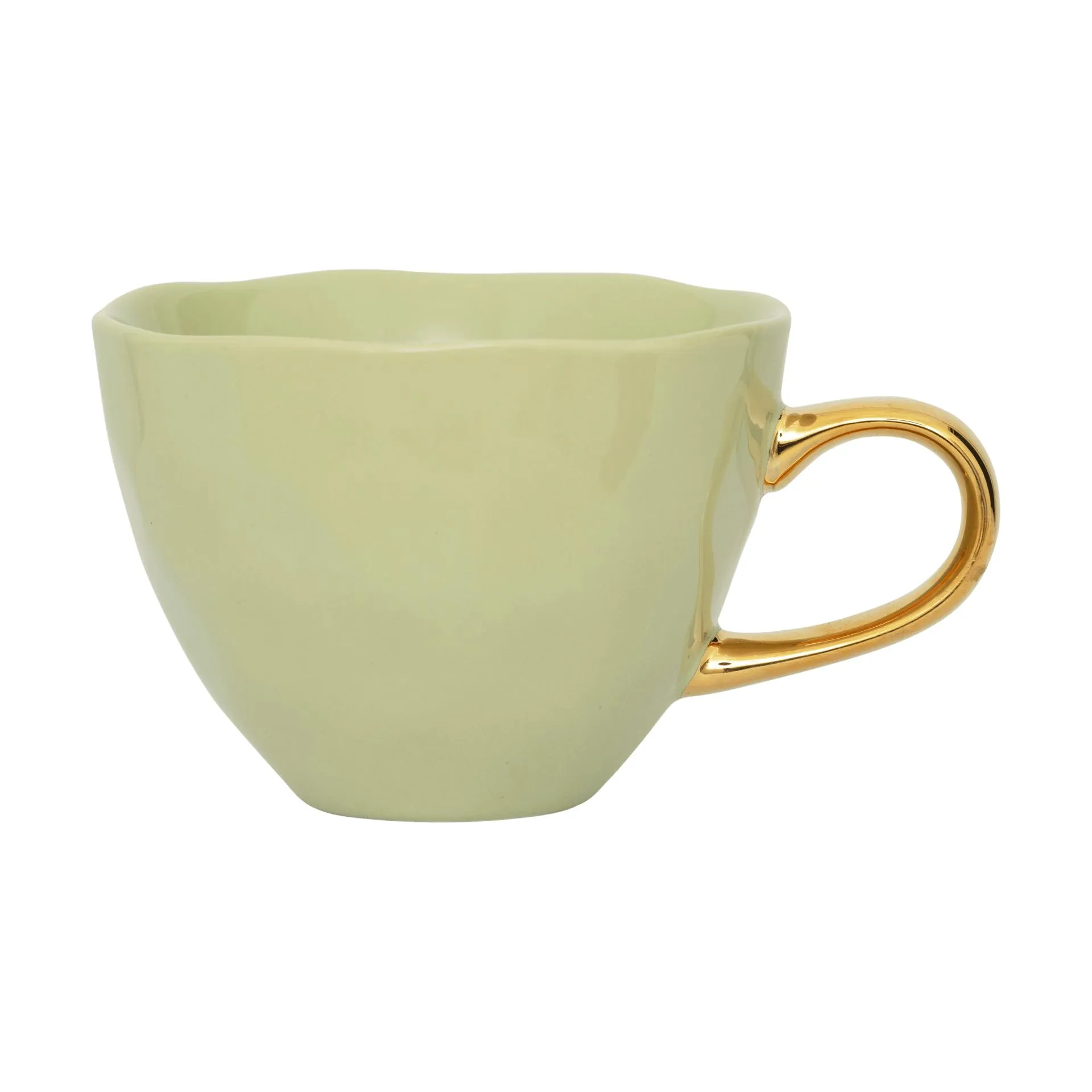 Good Morning cappuccino mug 30 cl Pale green