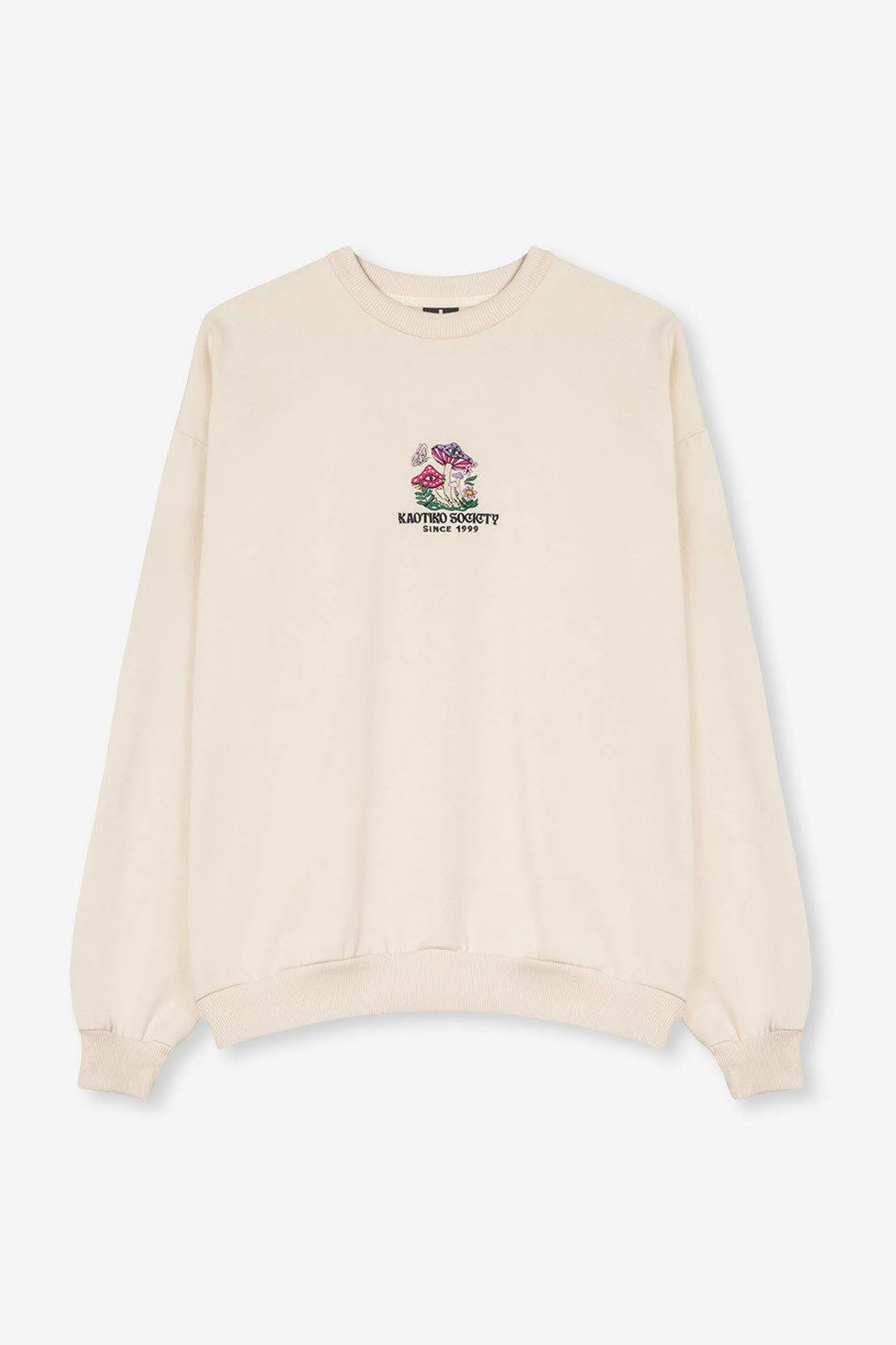 Sudadera Mushrooms Bone