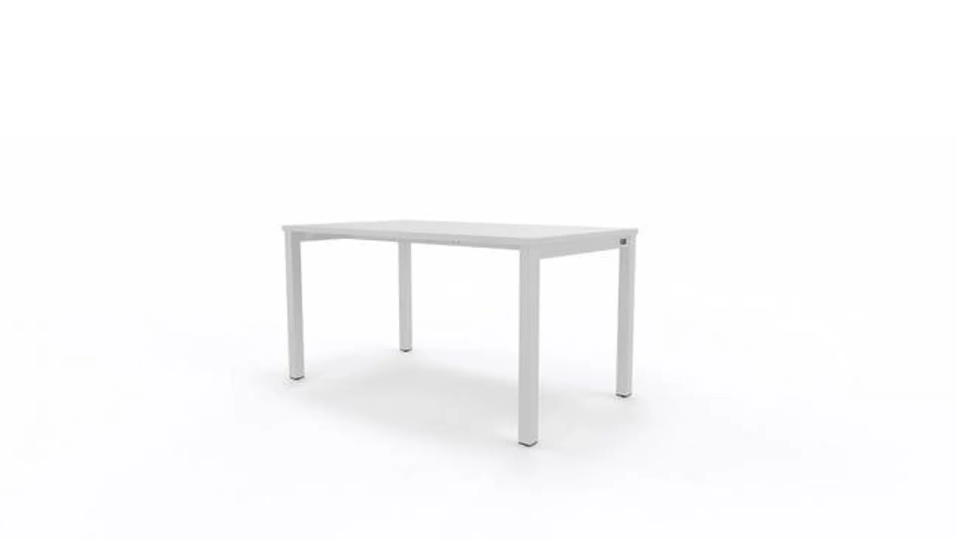 Mesa de escritorio de melamina Nova Plus blanco de 74x180x60cm