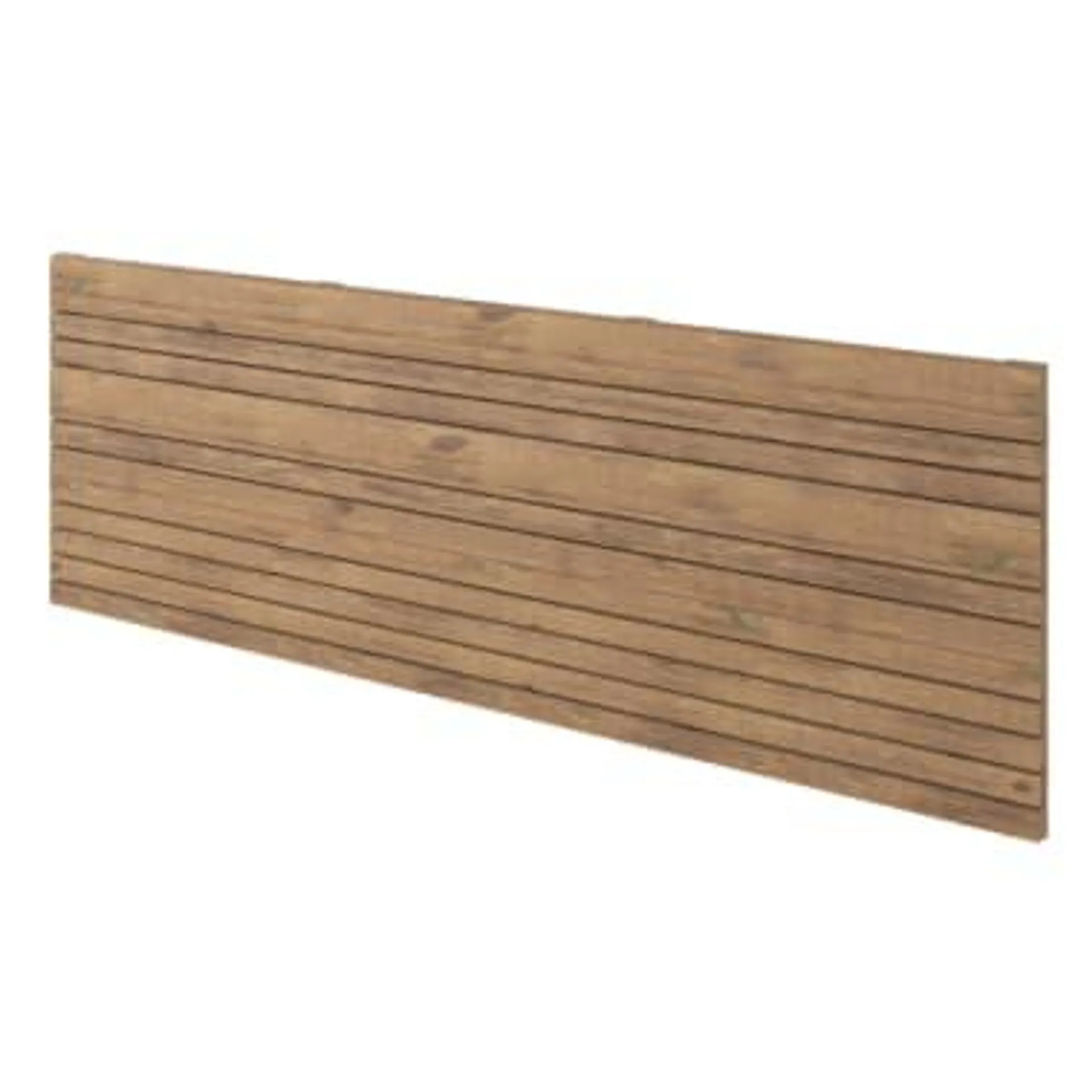 Panel ocultación madera Skimia V1 marrón 180x60 cm