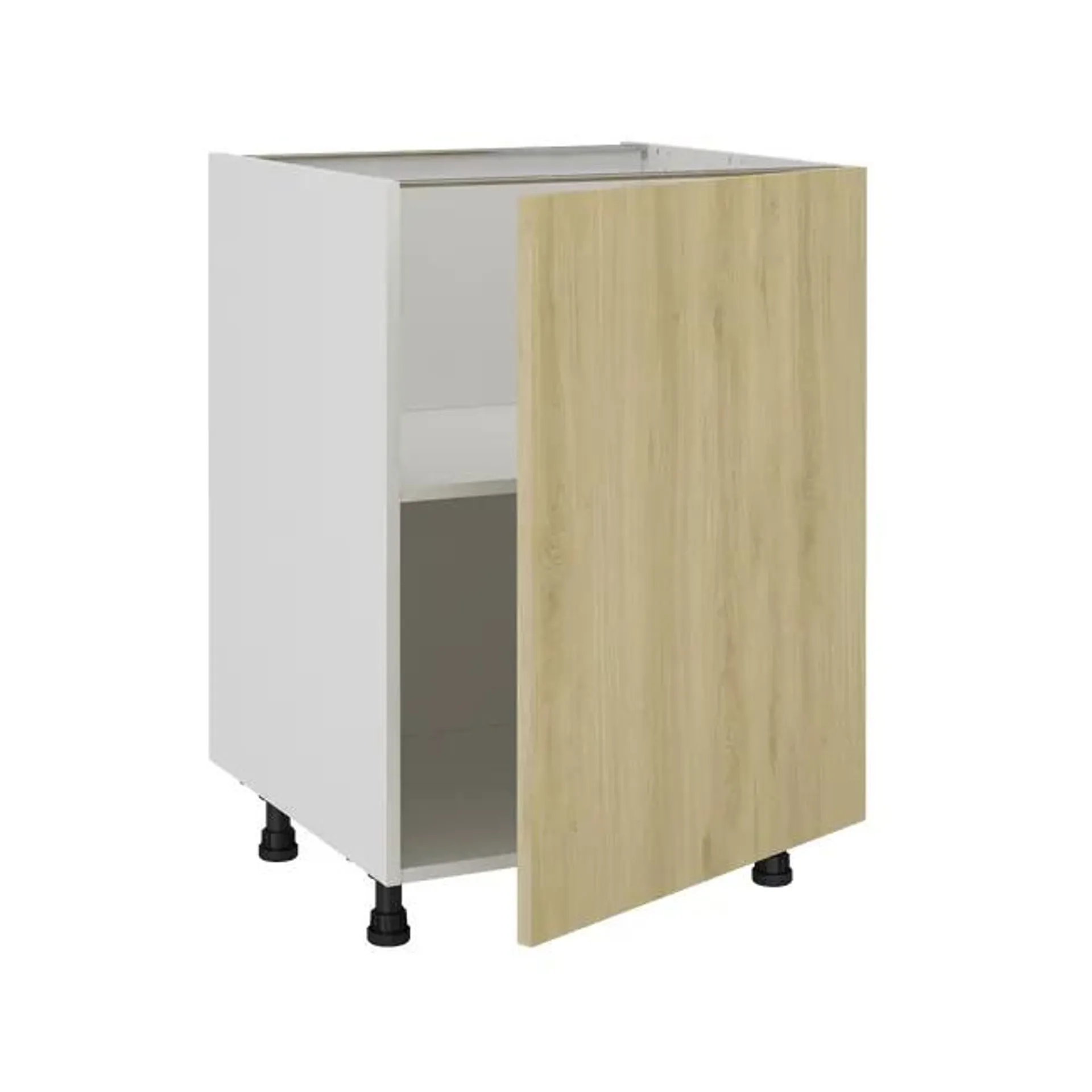 Mueble bajo de cocina Delinia ID Roma 76,8X60 cm 1PTA