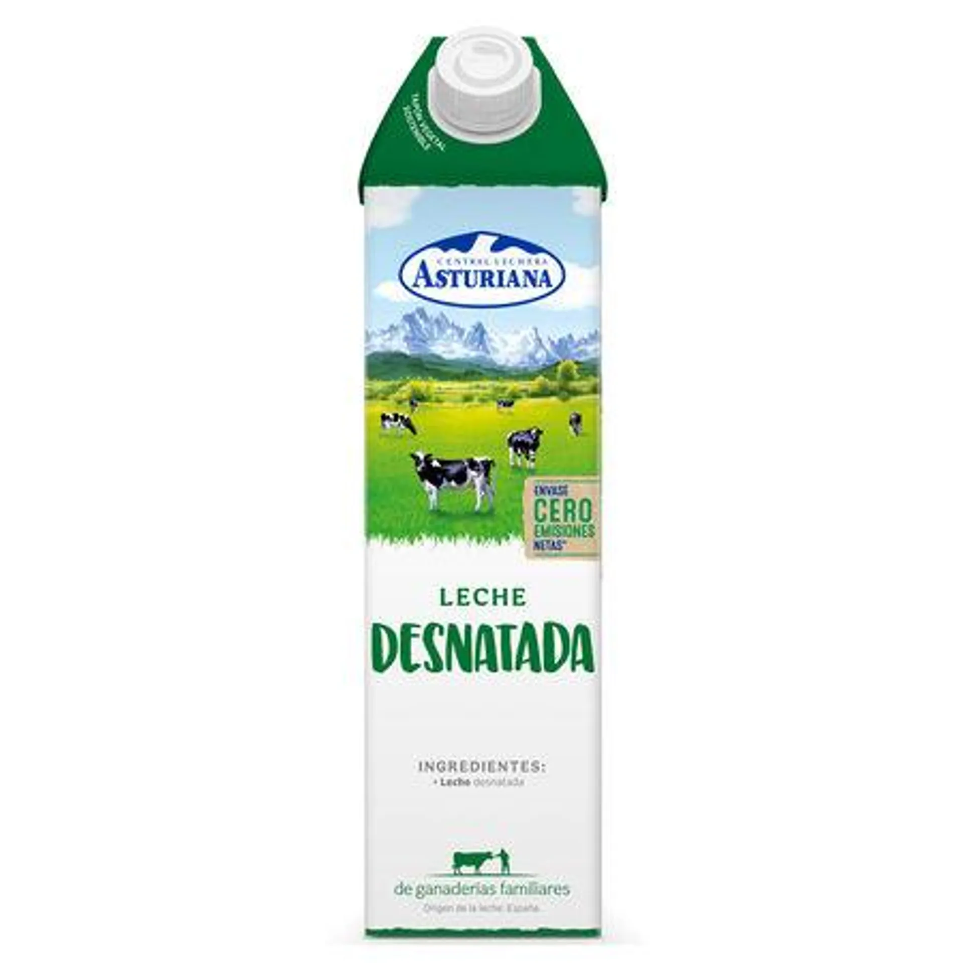 Leche Asturiana 1l desnatada