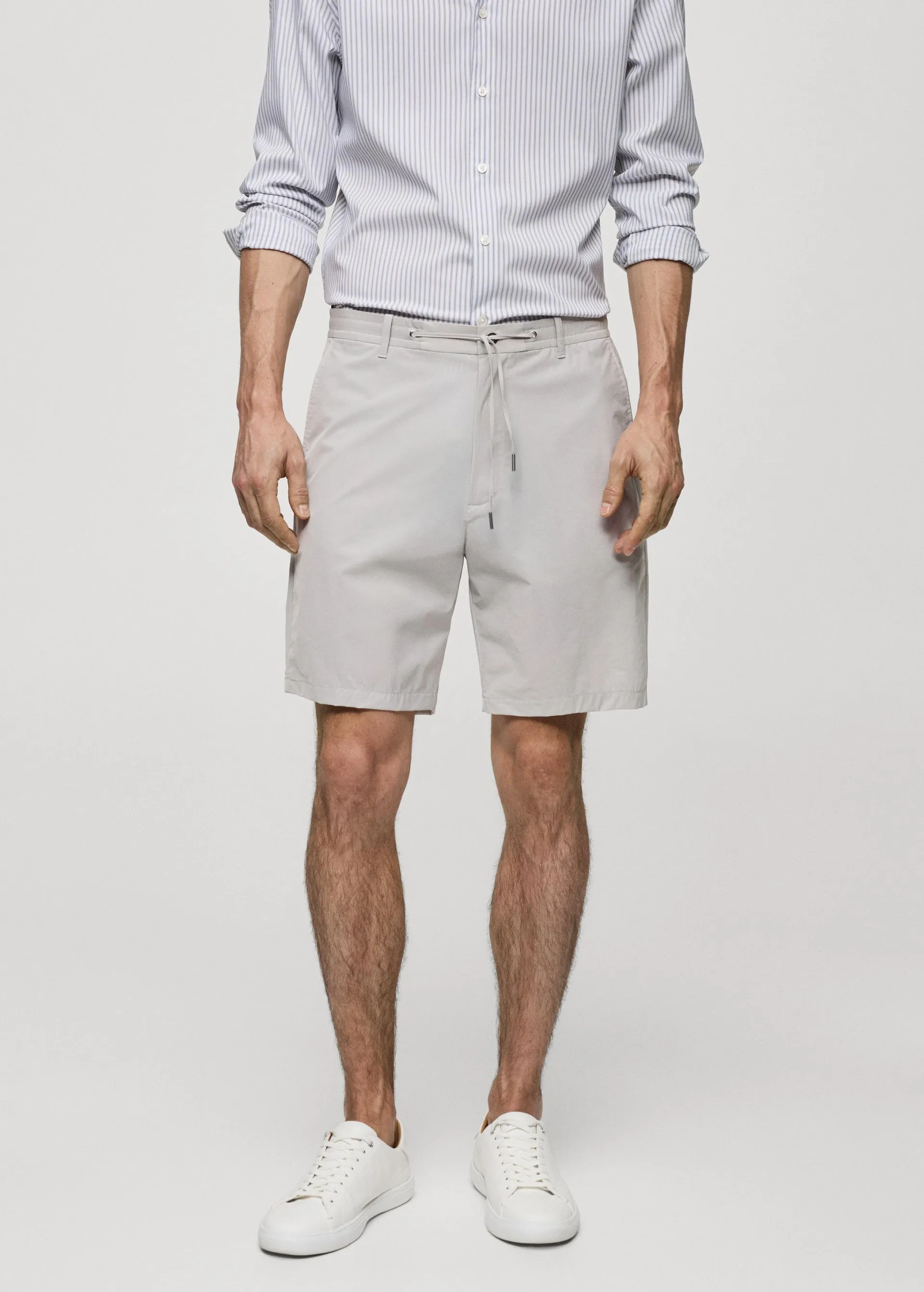 Bermudas regular fit cordón