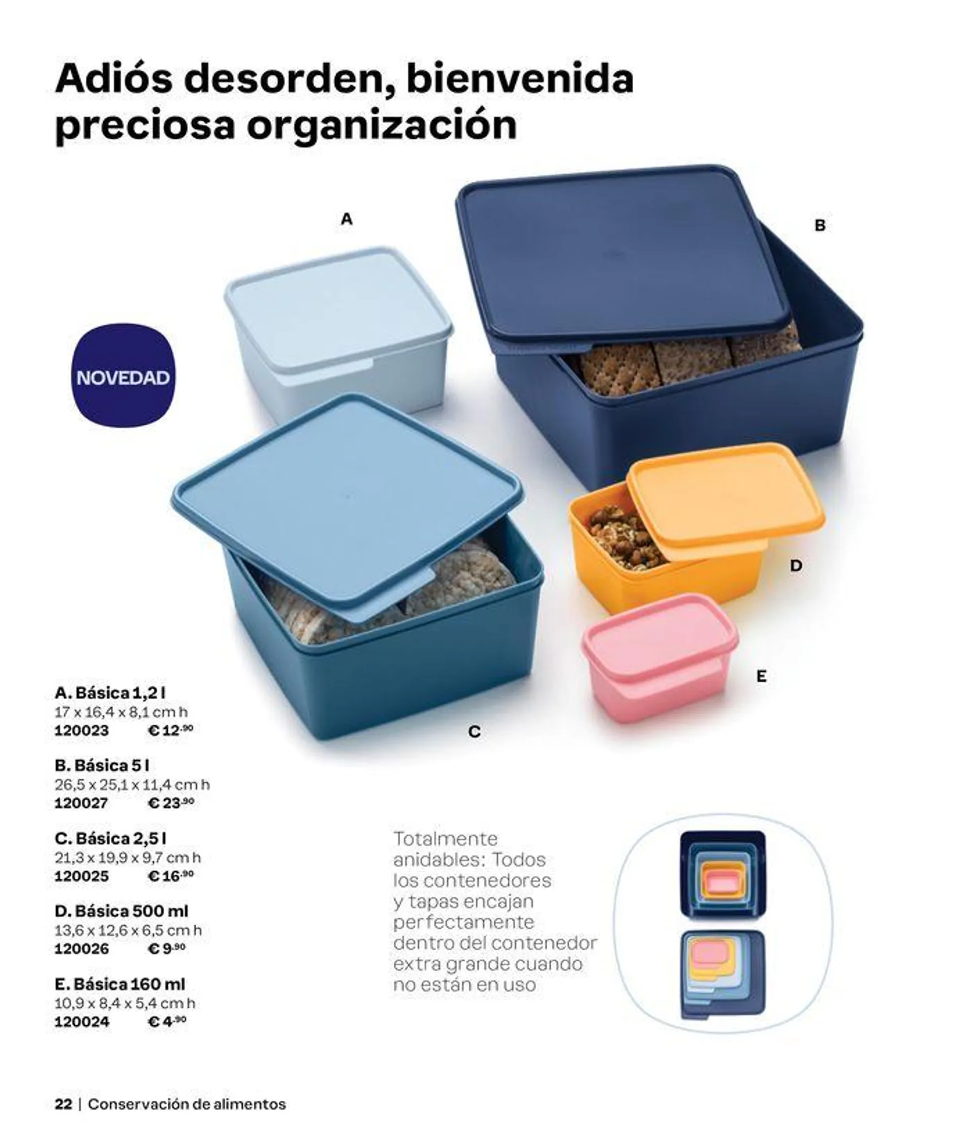 Catálogo de Catálogo Tupperware  3 de septiembre al 28 de febrero 2025 - Página 22