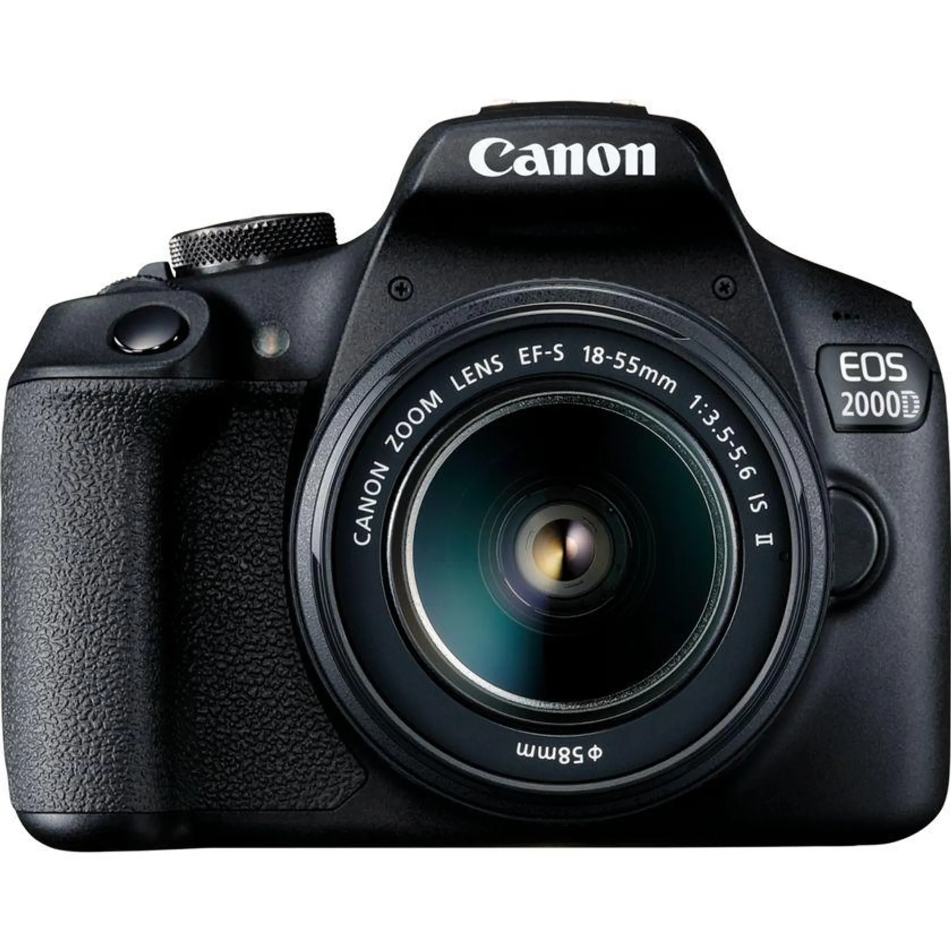 Cámara Canon EOS 2000D + objetivo EF-S 18-55mm IS II