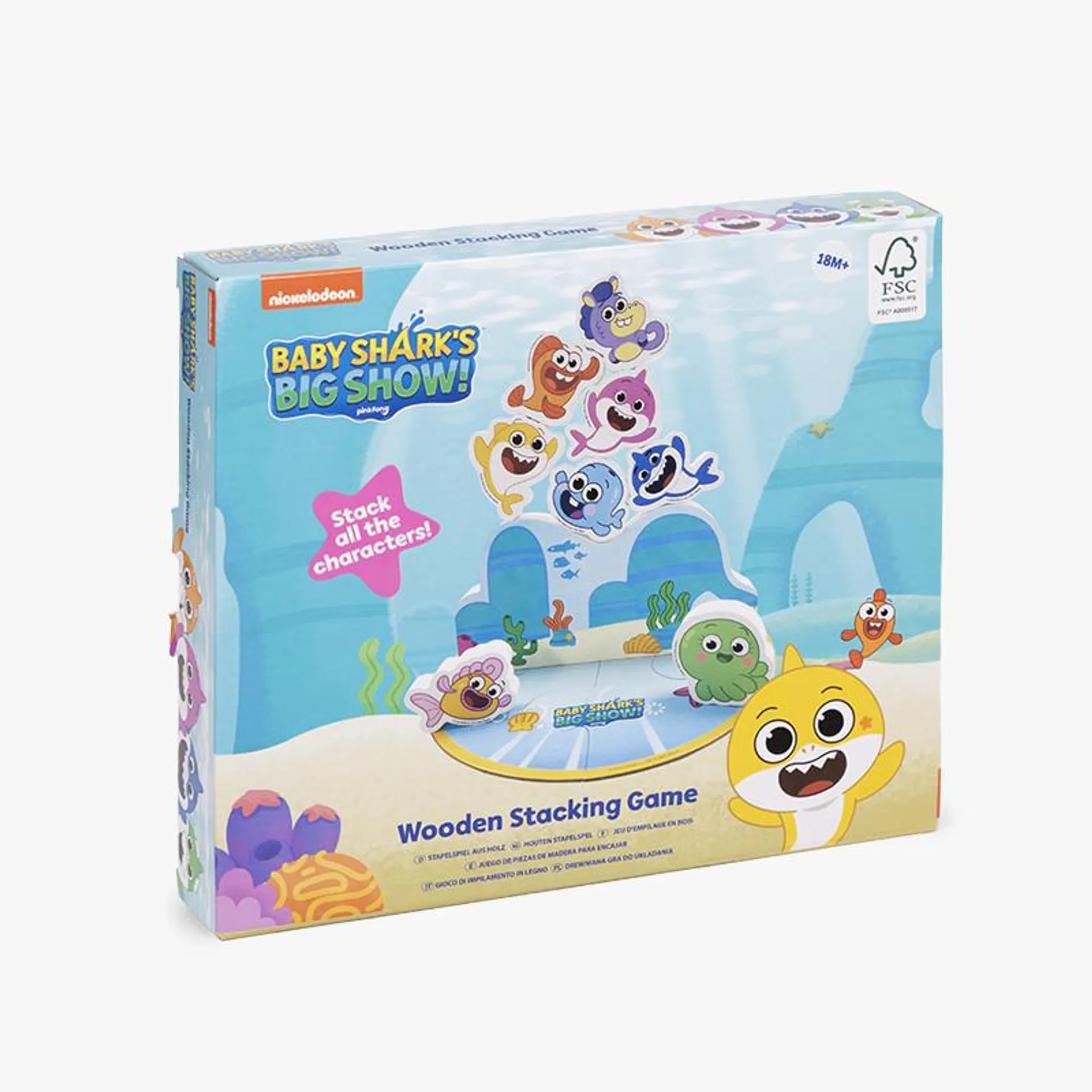 JUEGO MADERA APILABLE BABY SHARK