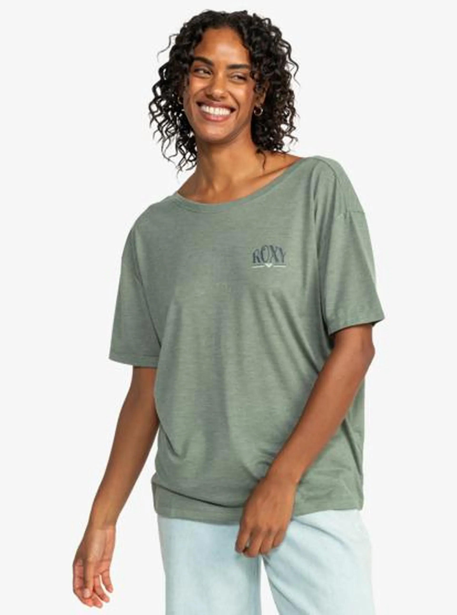 Beach Band - Camiseta de corte relajado para Mujer