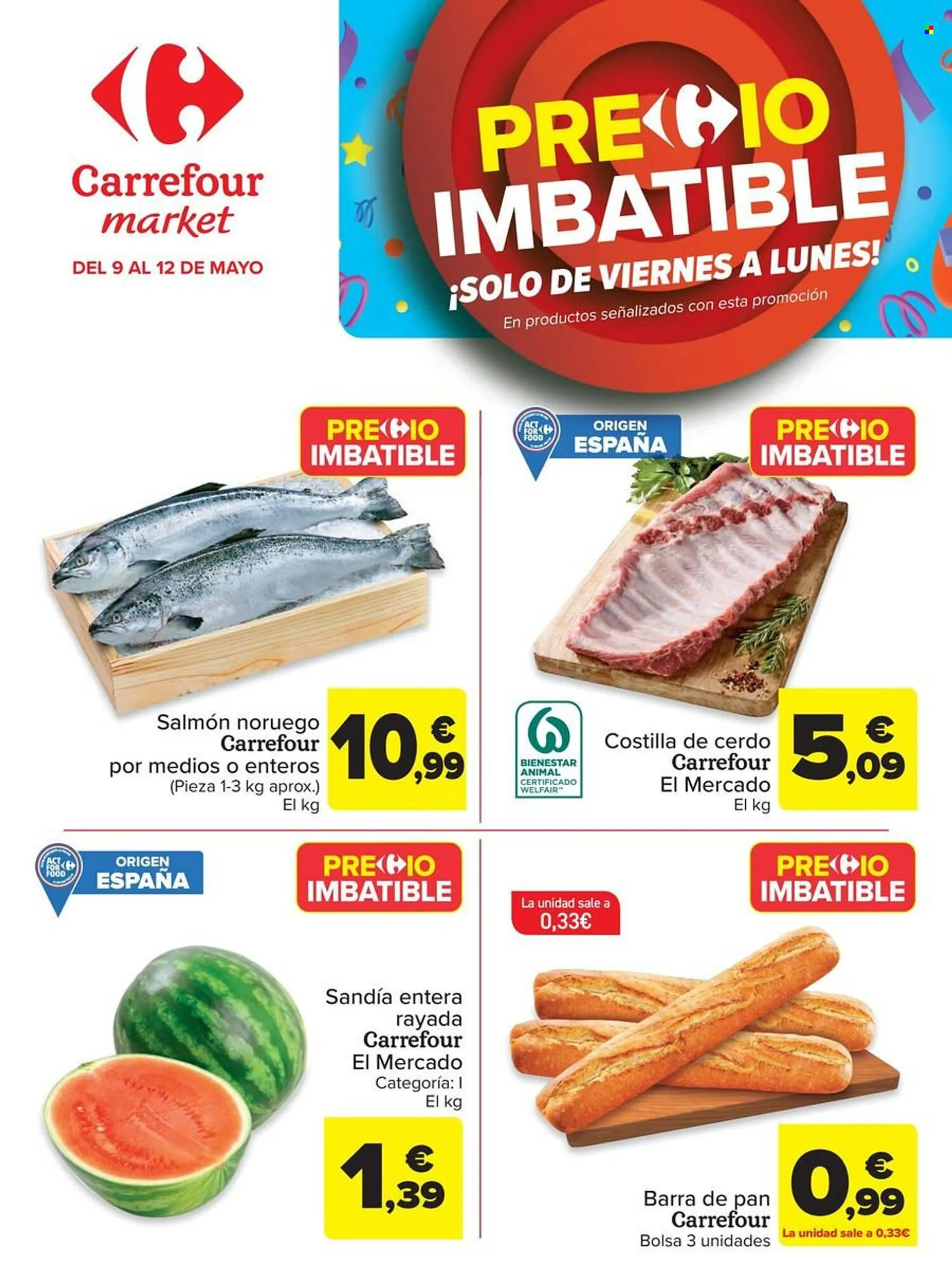 Catálogo de Folleto Carrefour 9 de mayo al 12 de mayo 2025 - Página 1