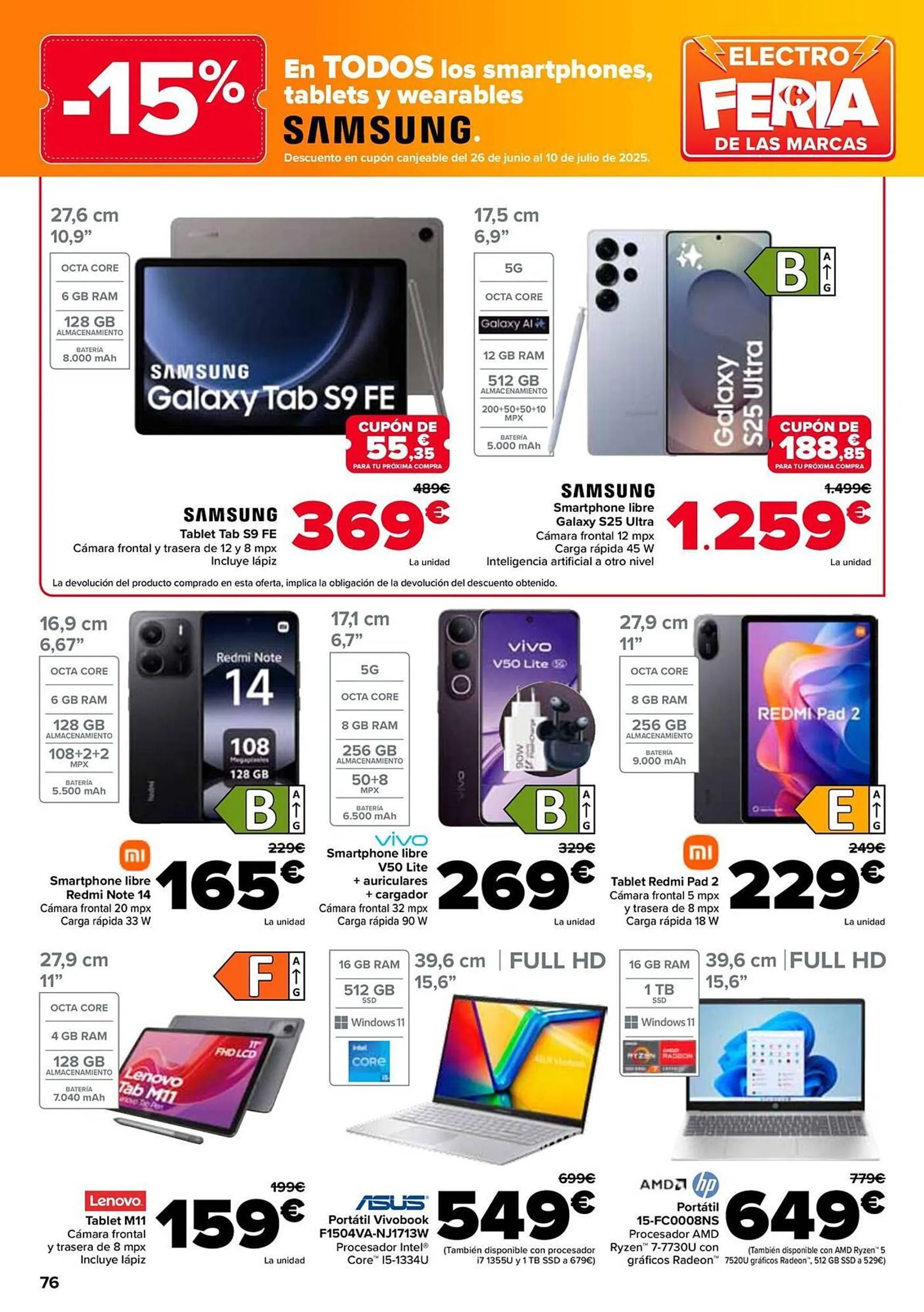 Catálogo de Folleto Carrefour 12 de junio al 25 de junio 2025 - Página 76