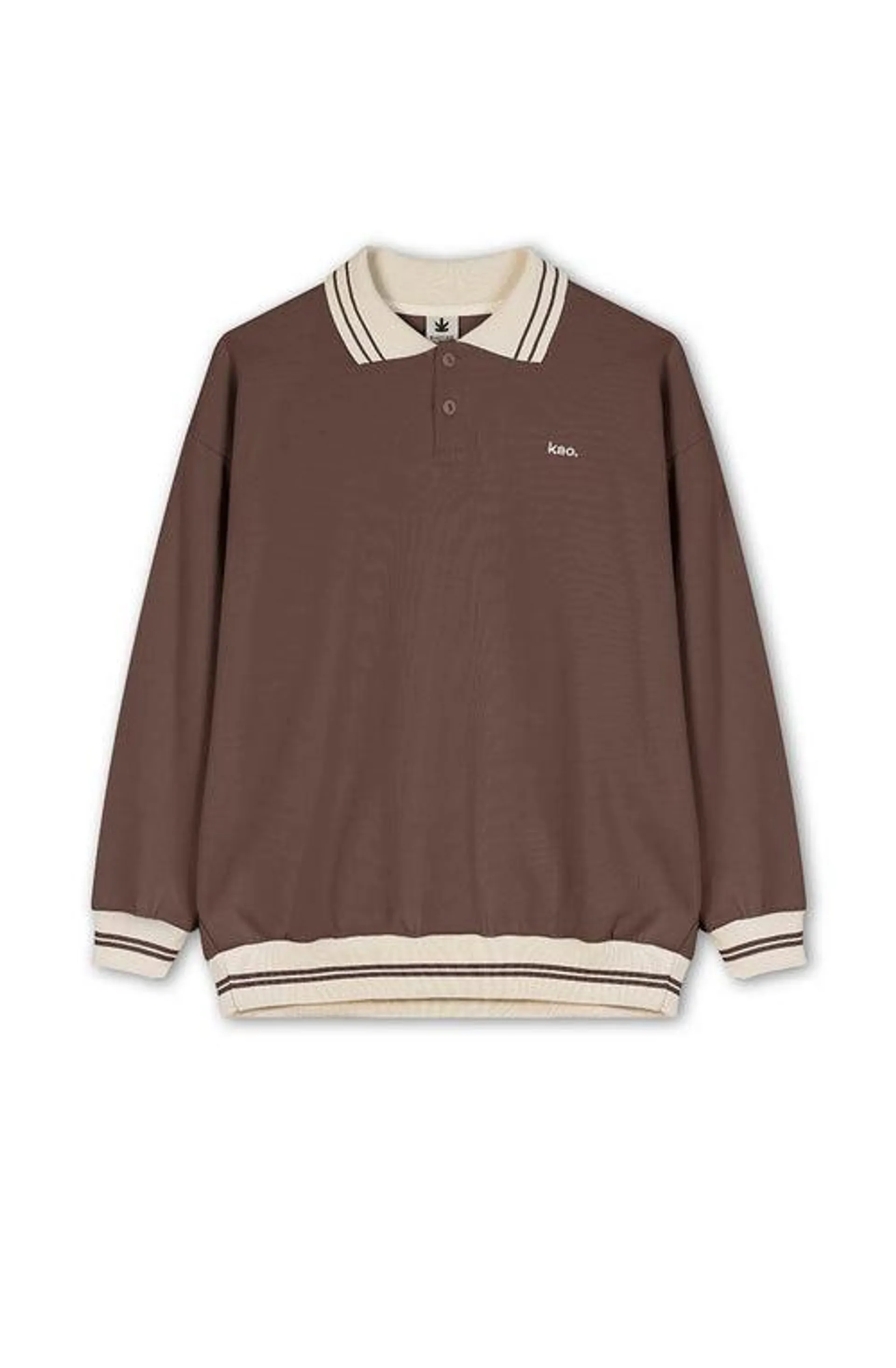 Sudadera Lucas Buttons Brown