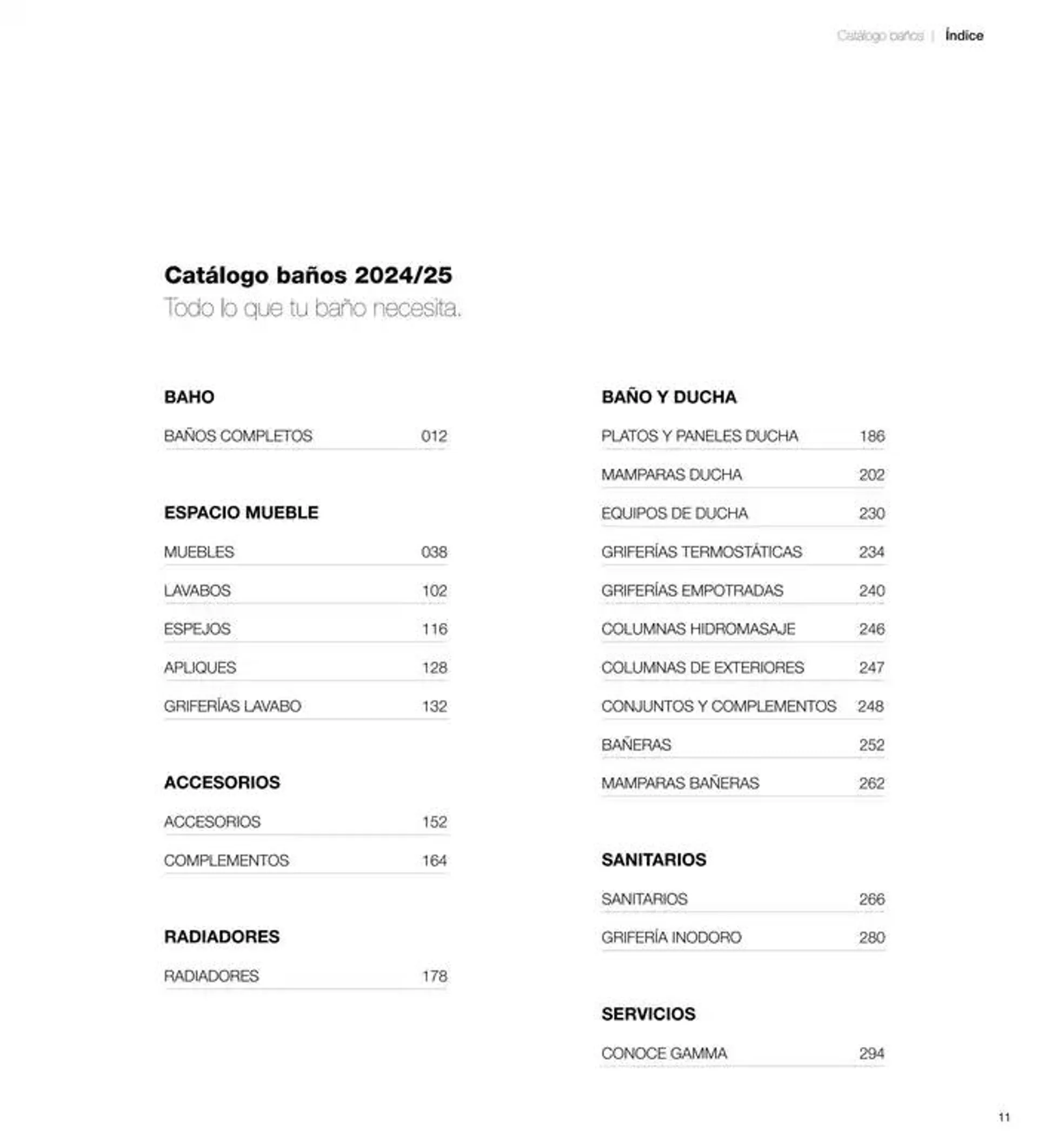 Catálogo de Catálogo de baños 24/25 2 de enero al 31 de agosto 2025 - Página 12