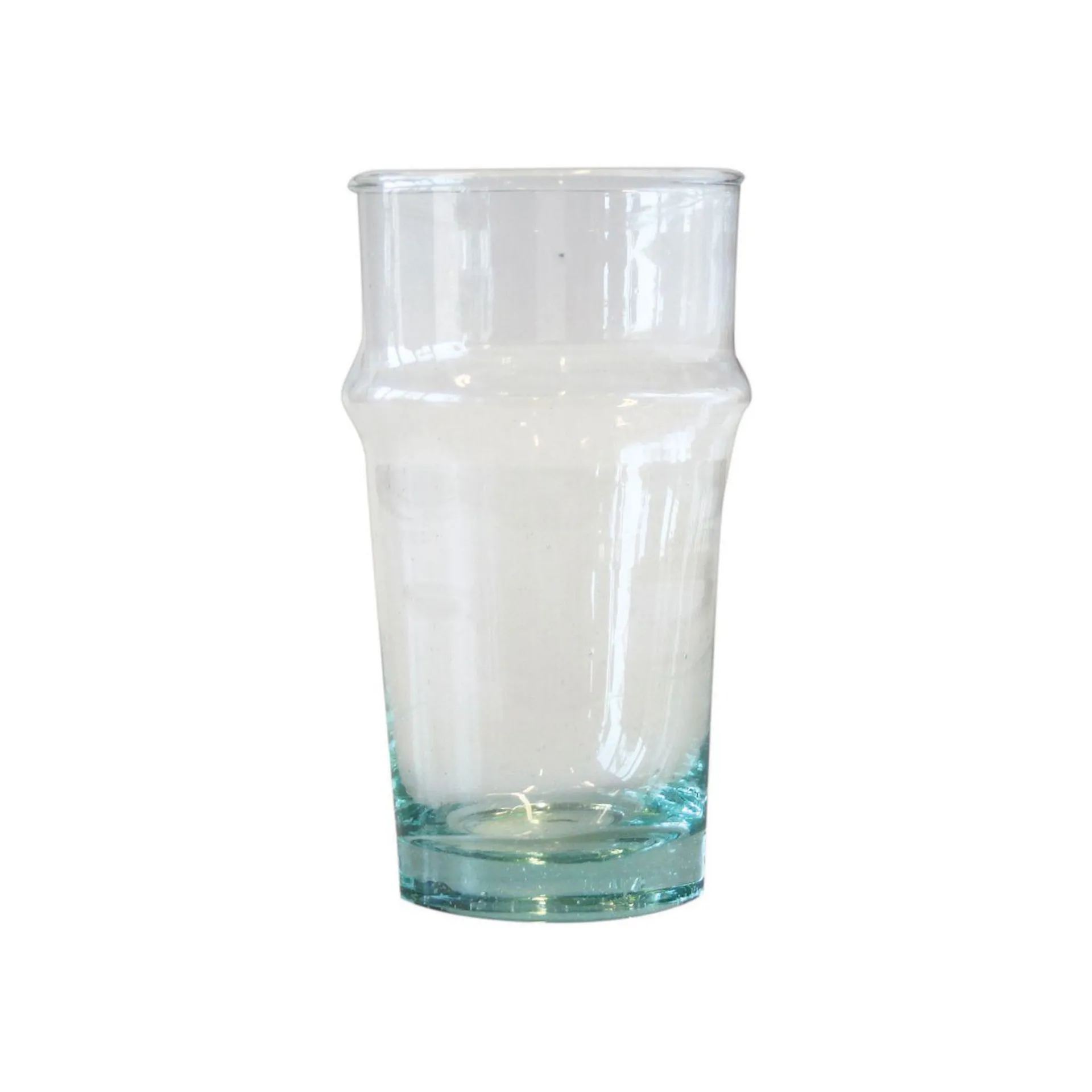 Drinking glass recycled small