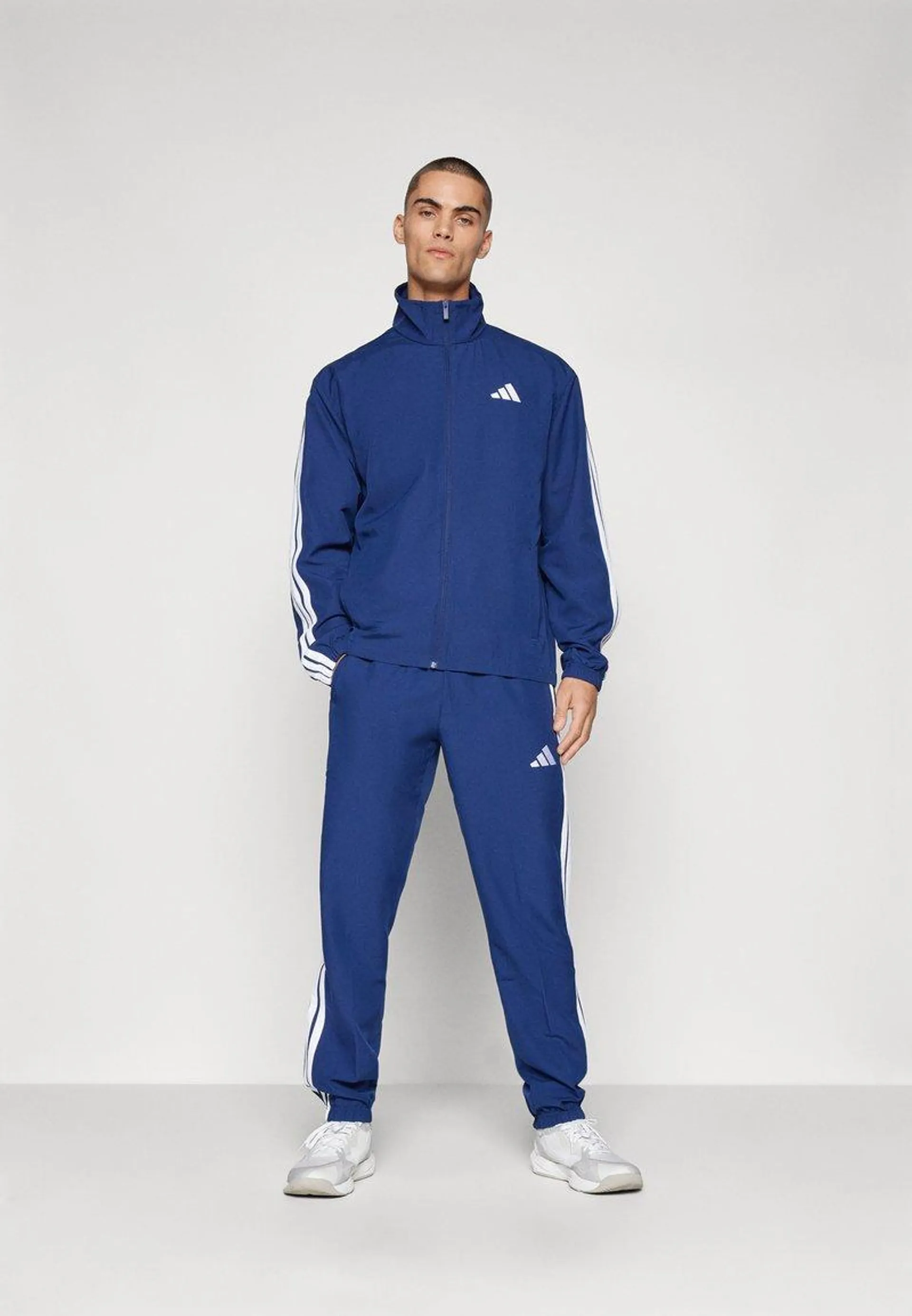 BASIC 3 STRIPES SET - Chándal - dark blue