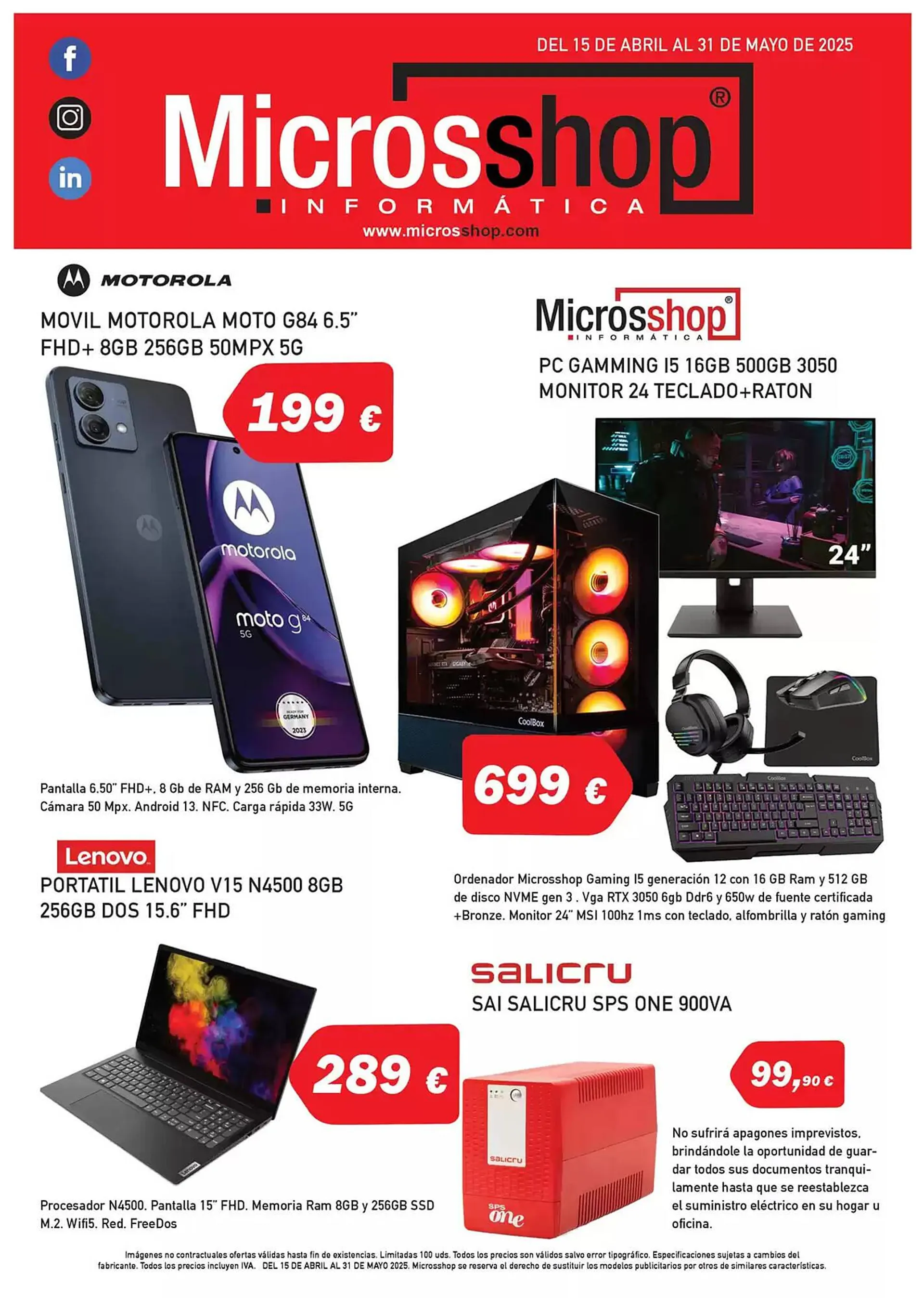 Folleto Microsshop - 1