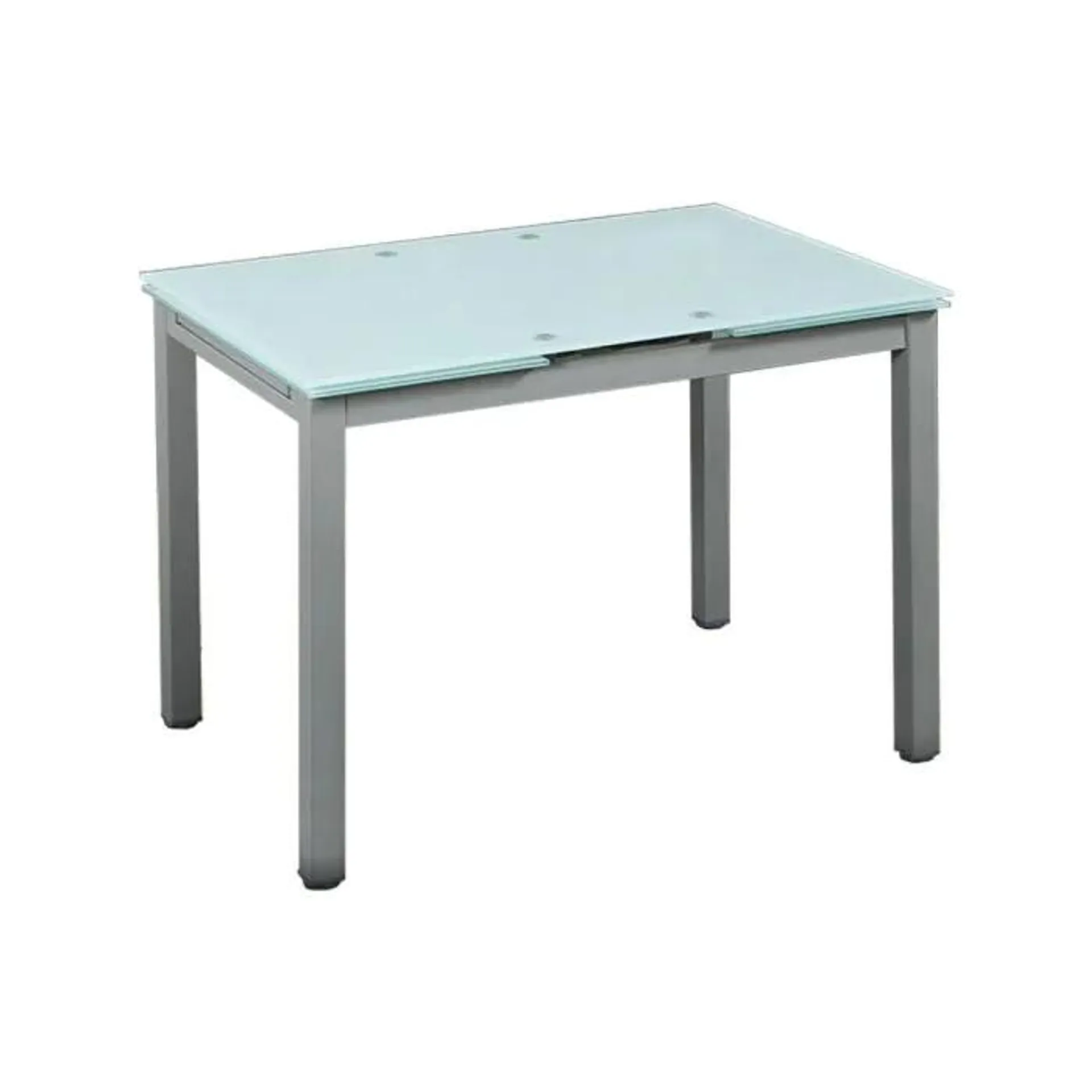 Mesa de Cocina Extensible con Patas de Metal color Gris