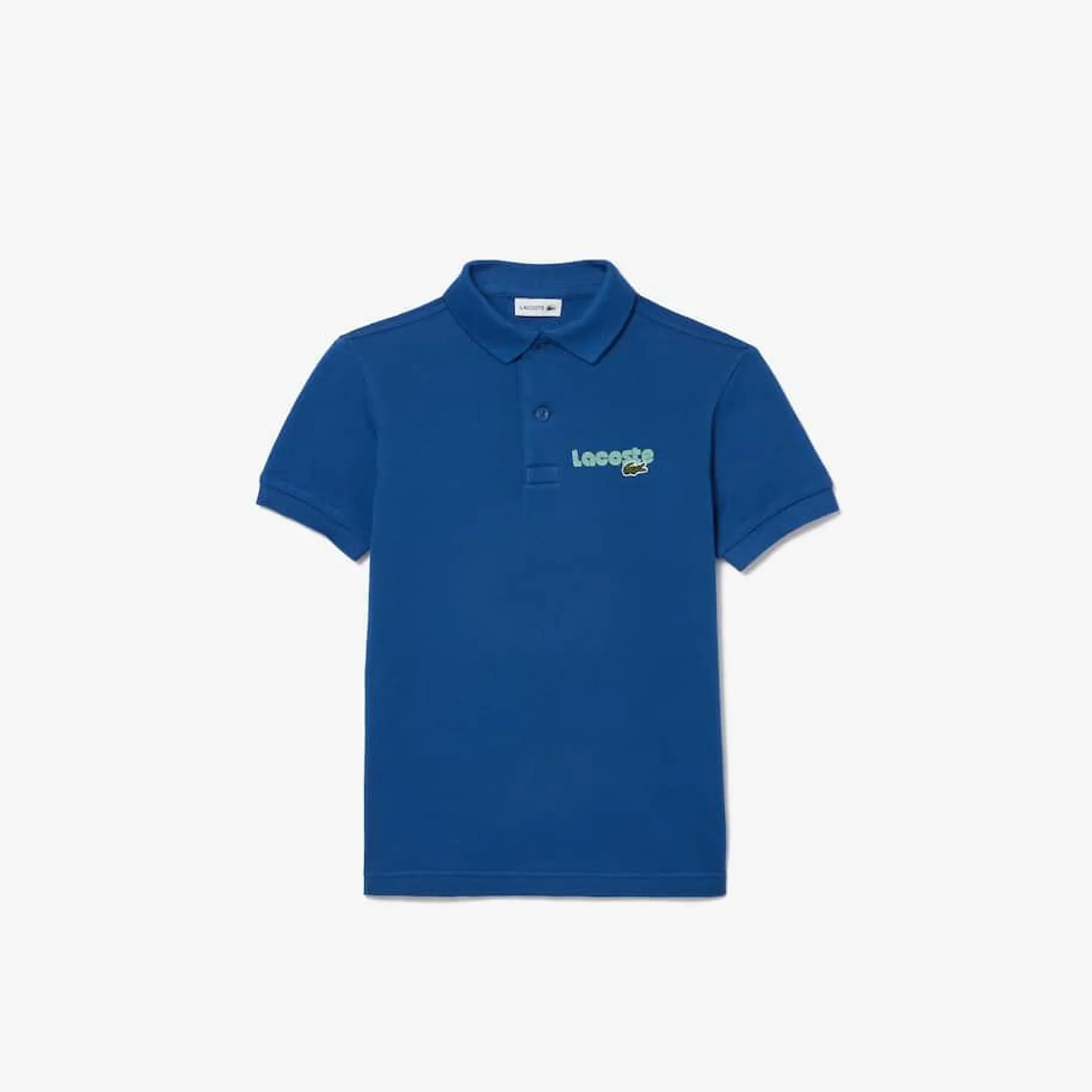 Lacoste Print Cotton Piqué Polo Shirt