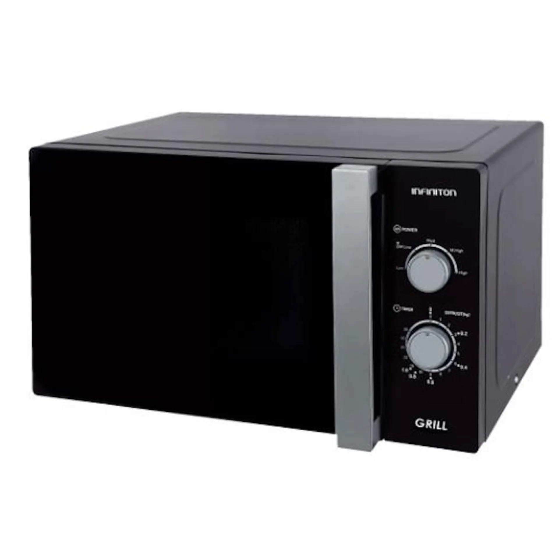 INFINITON Microondas MW-B25LS, 25 litros, 900 W, Grill, Negro