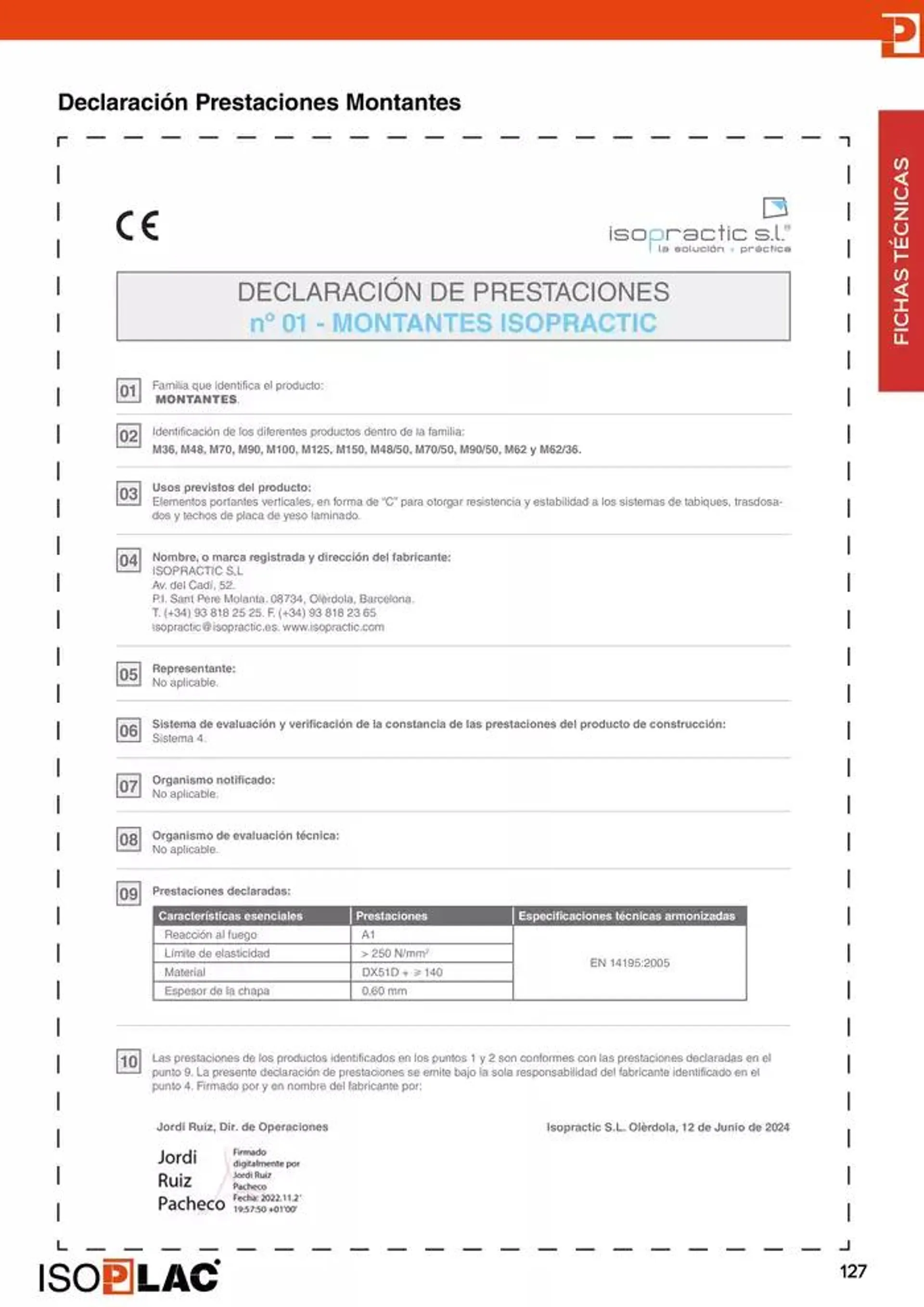 Catálogo de Manual Técnico Isoplac 15 de noviembre al 30 de noviembre 2024 - Página 127