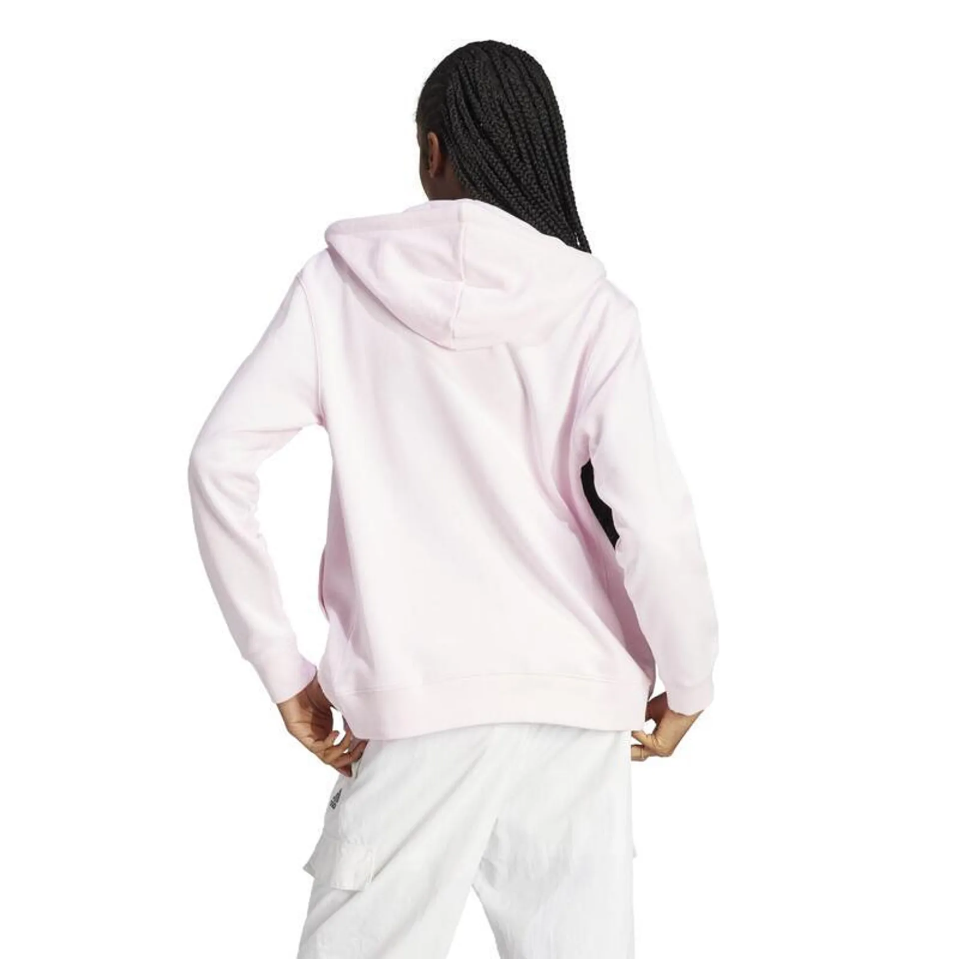 Sudadera Fitness Soft Training Adidas Mujer Rosa Capucha