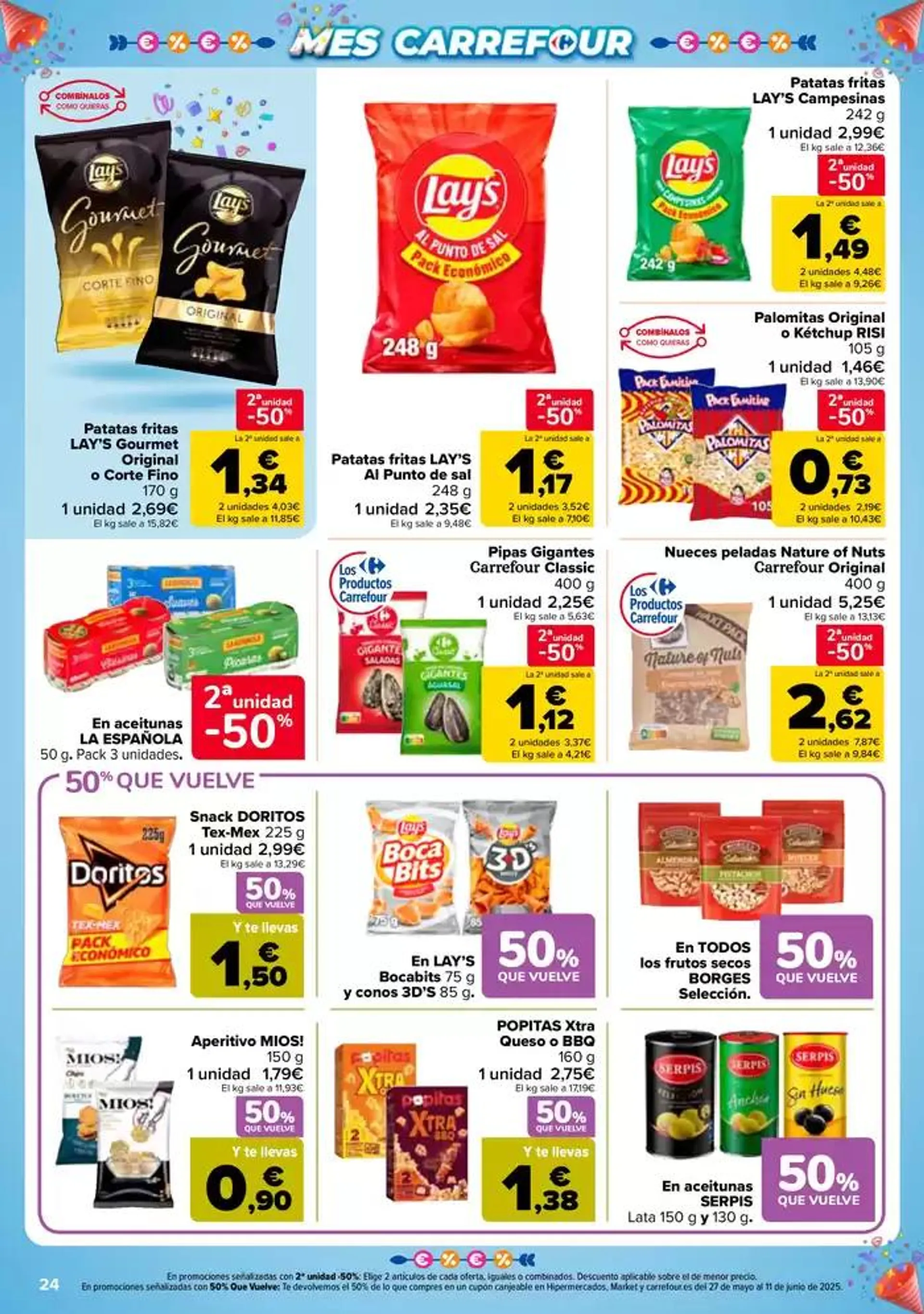 Catálogo de 50% QUE VUELVE + 2ªUD. AL -50% 13 de mayo al 26 de mayo 2025 - Página 24