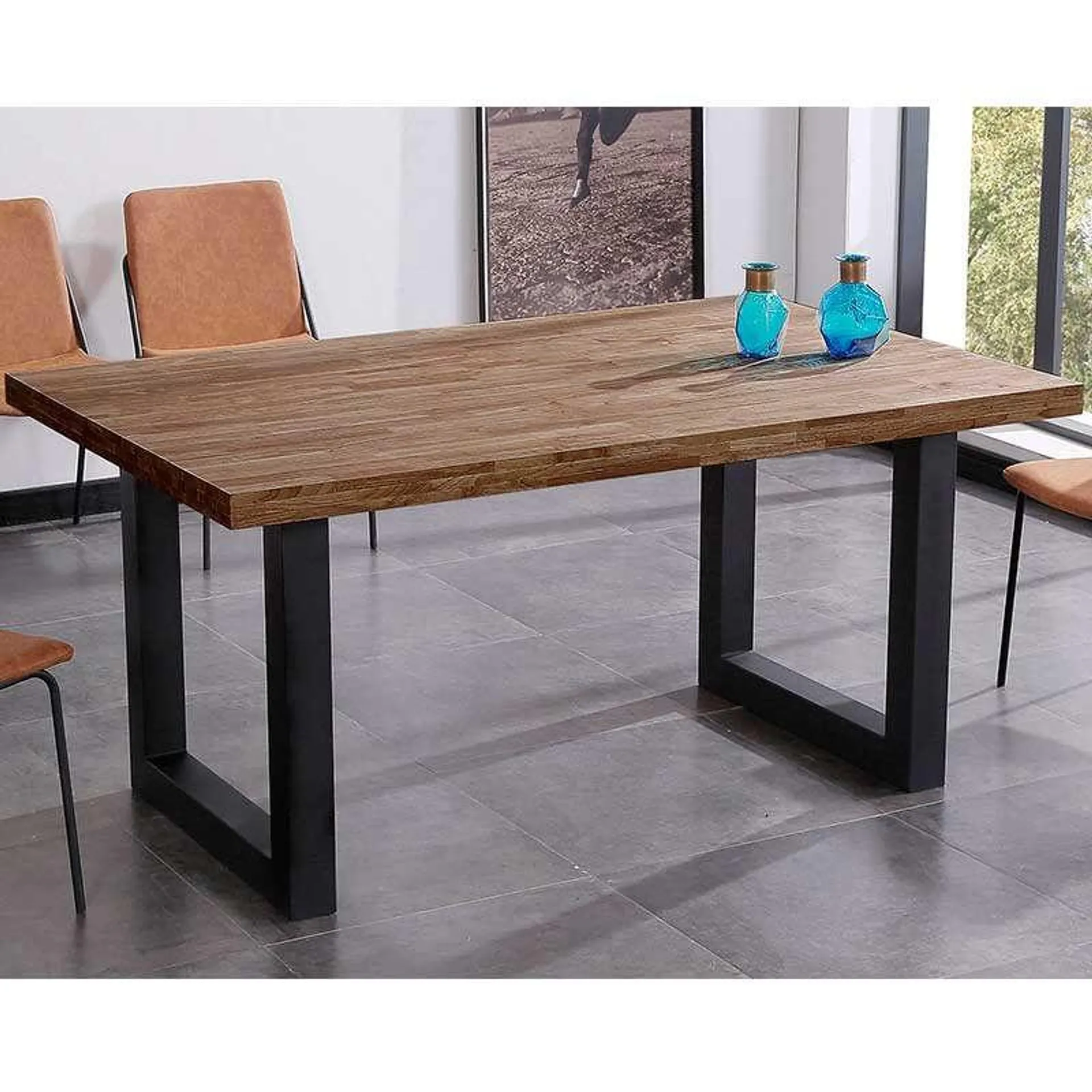 Mesa de comedor Loft fija 75x160x100 cm