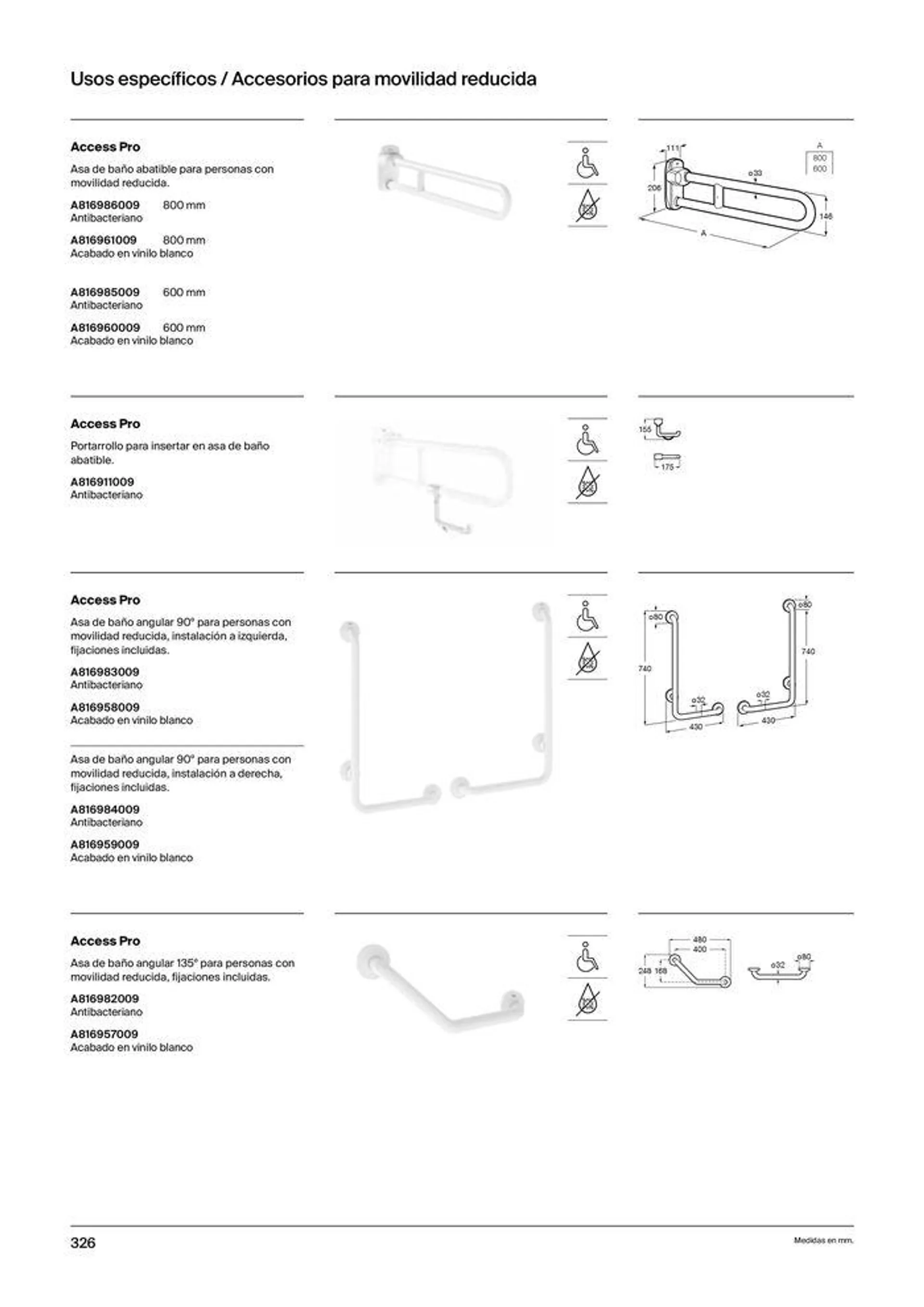 Catálogo de Colecciones de Baño, Muebles y Accesorios 19 de septiembre al 31 de diciembre 2024 - Página 328