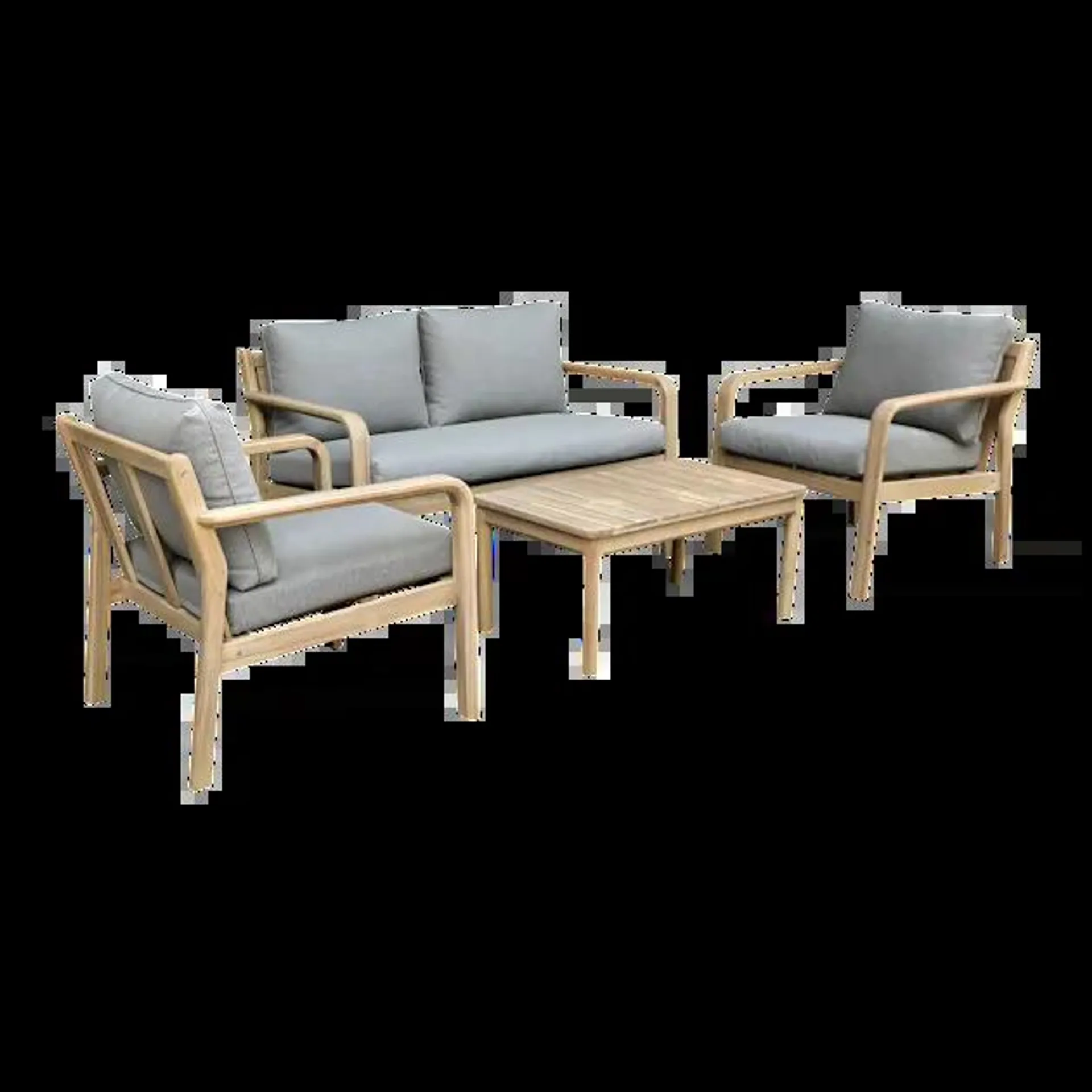 Conjunto de jardín Riveo 4 piezas