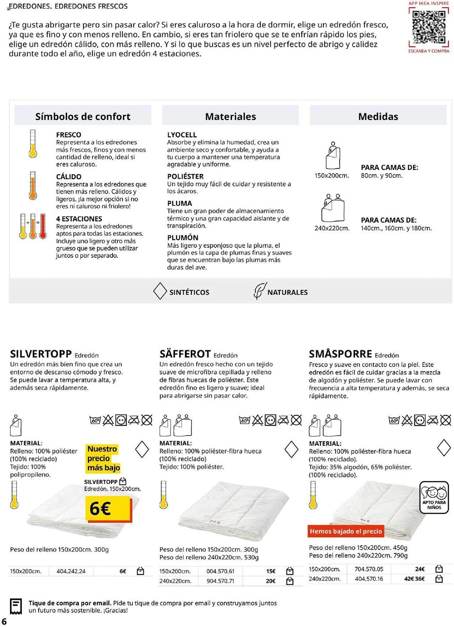 Catálogo de Folleto IKEA Ropa de cama 4 de septiembre al 31 de enero 2025 - Página 6